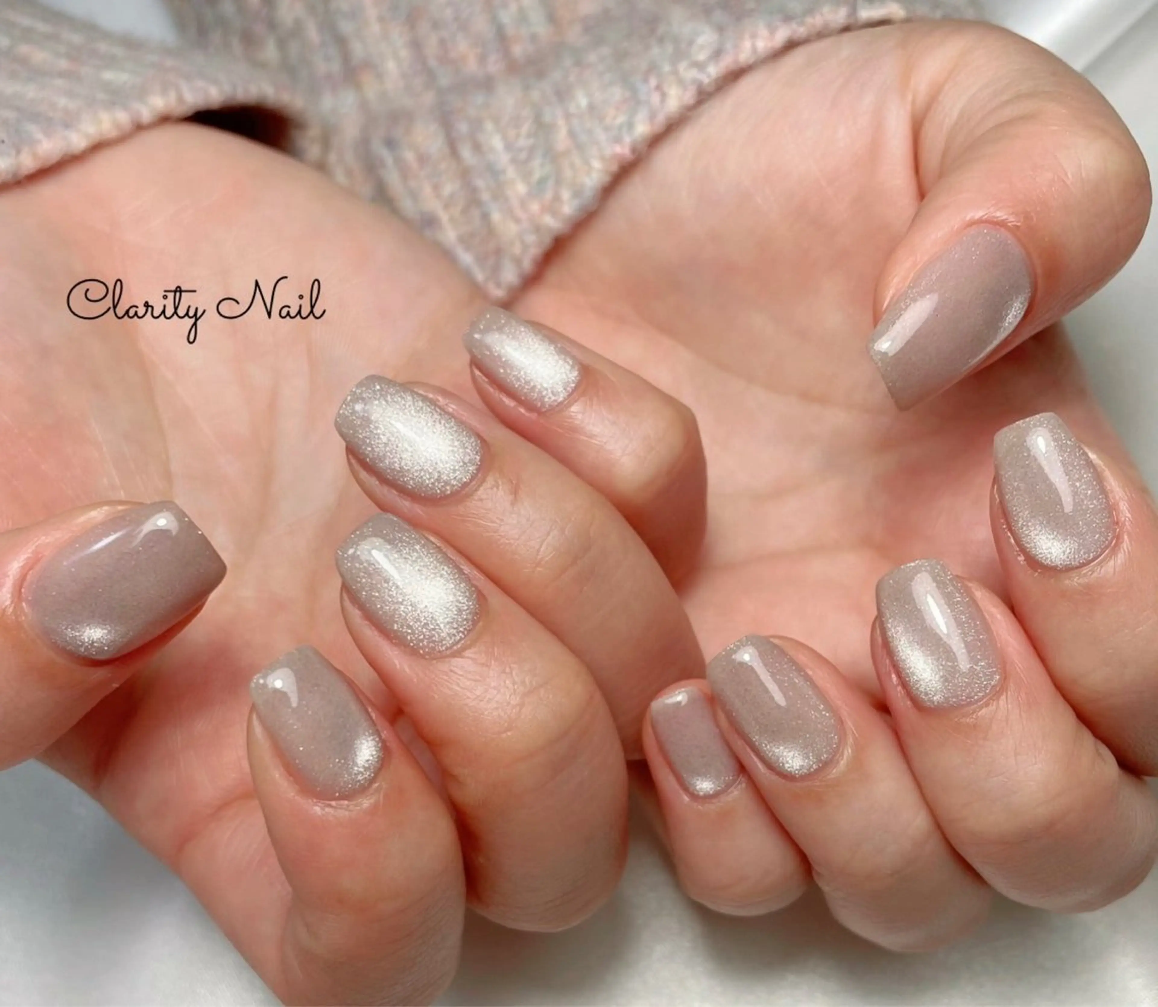 ネイル マグネットネイル ワンカラーネイル ハンドネイル Clarity Nailのネイルデザイン