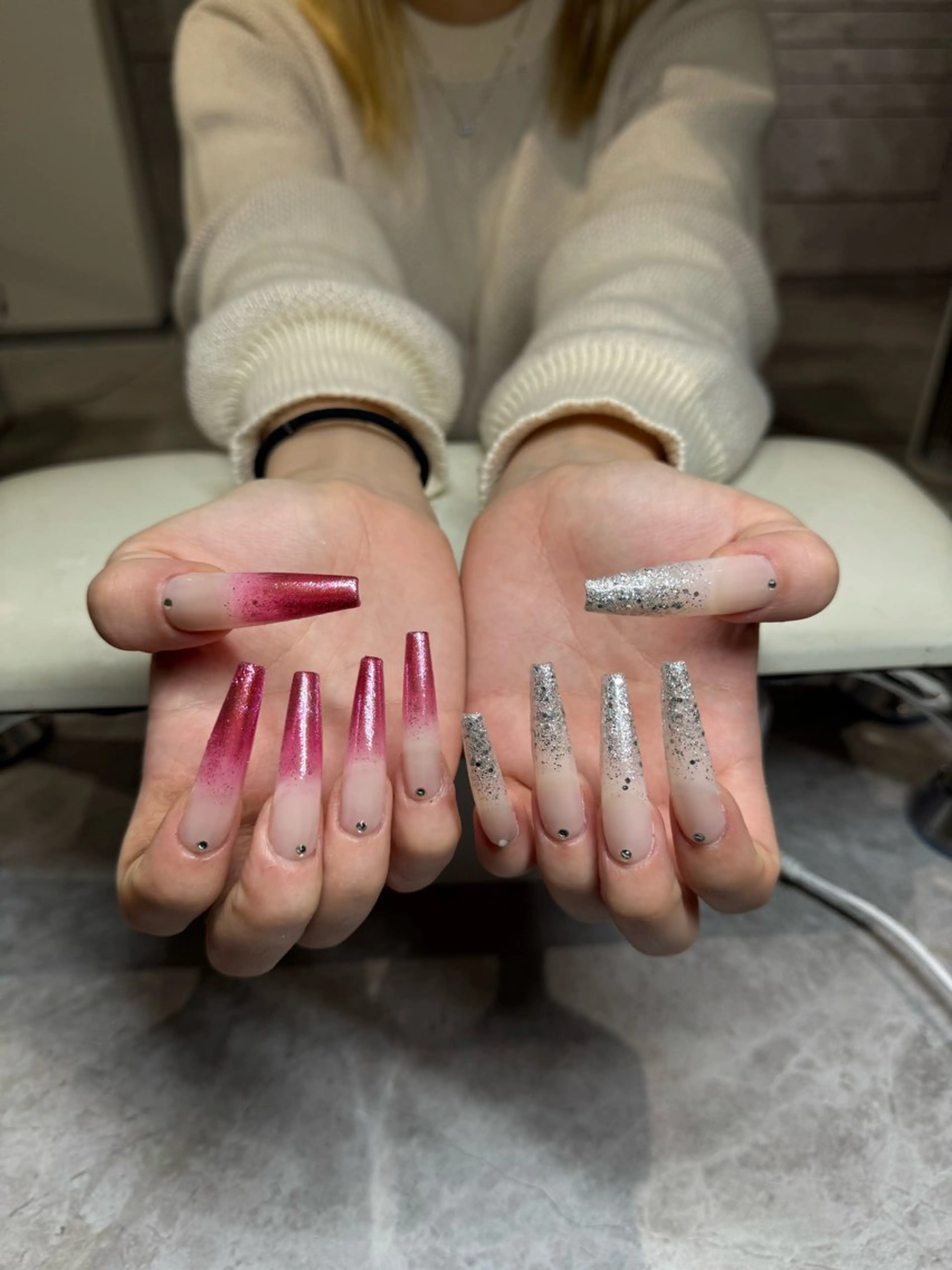 ネイル ロングネイル ハンドネイル IROHA NAIL 北村菜帆のネイルデザイン