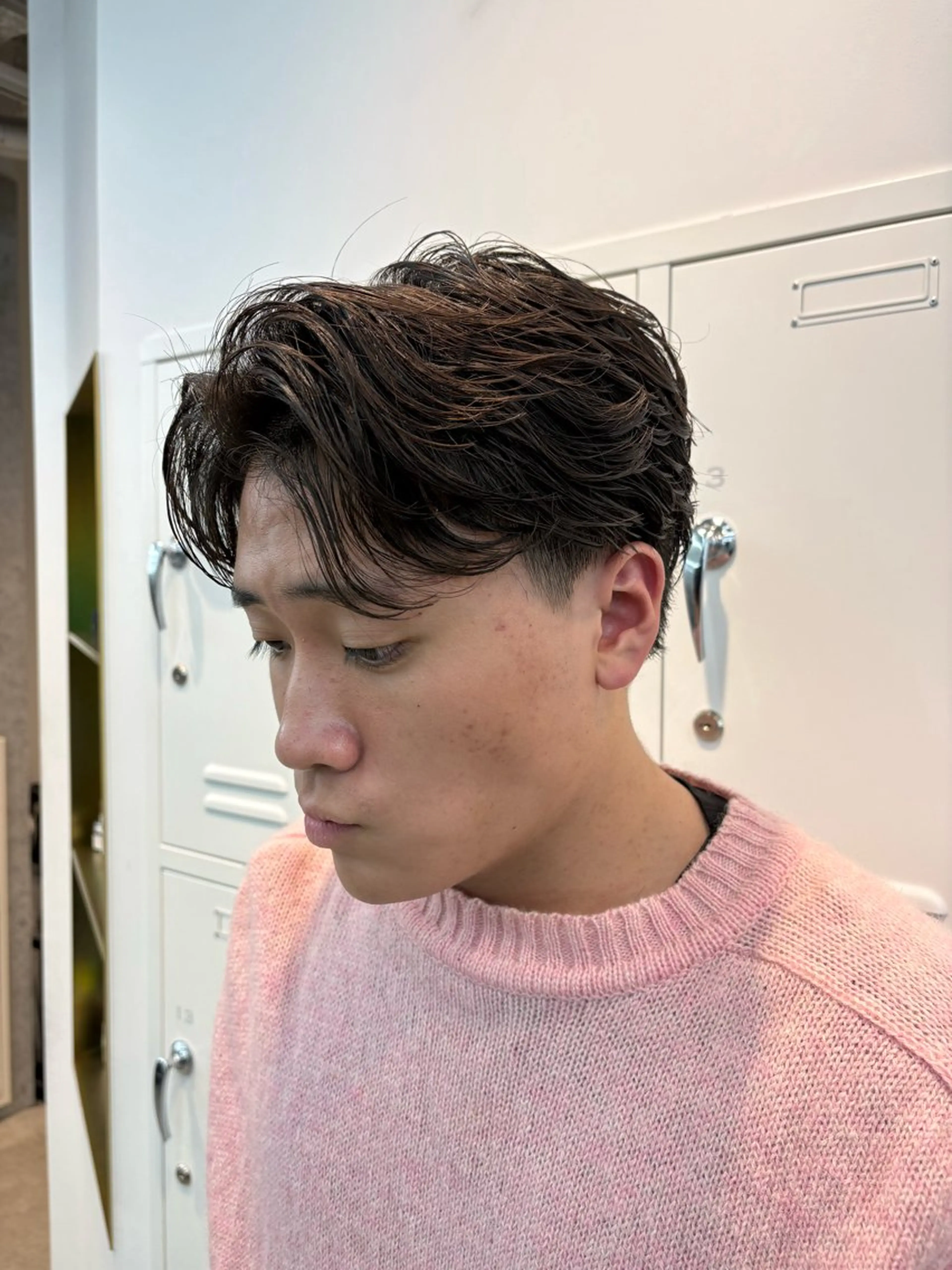 パーマ メンズ パーマ 🌀toa/波巻き✨ /メンズパーマ／栄のヘアスタイル