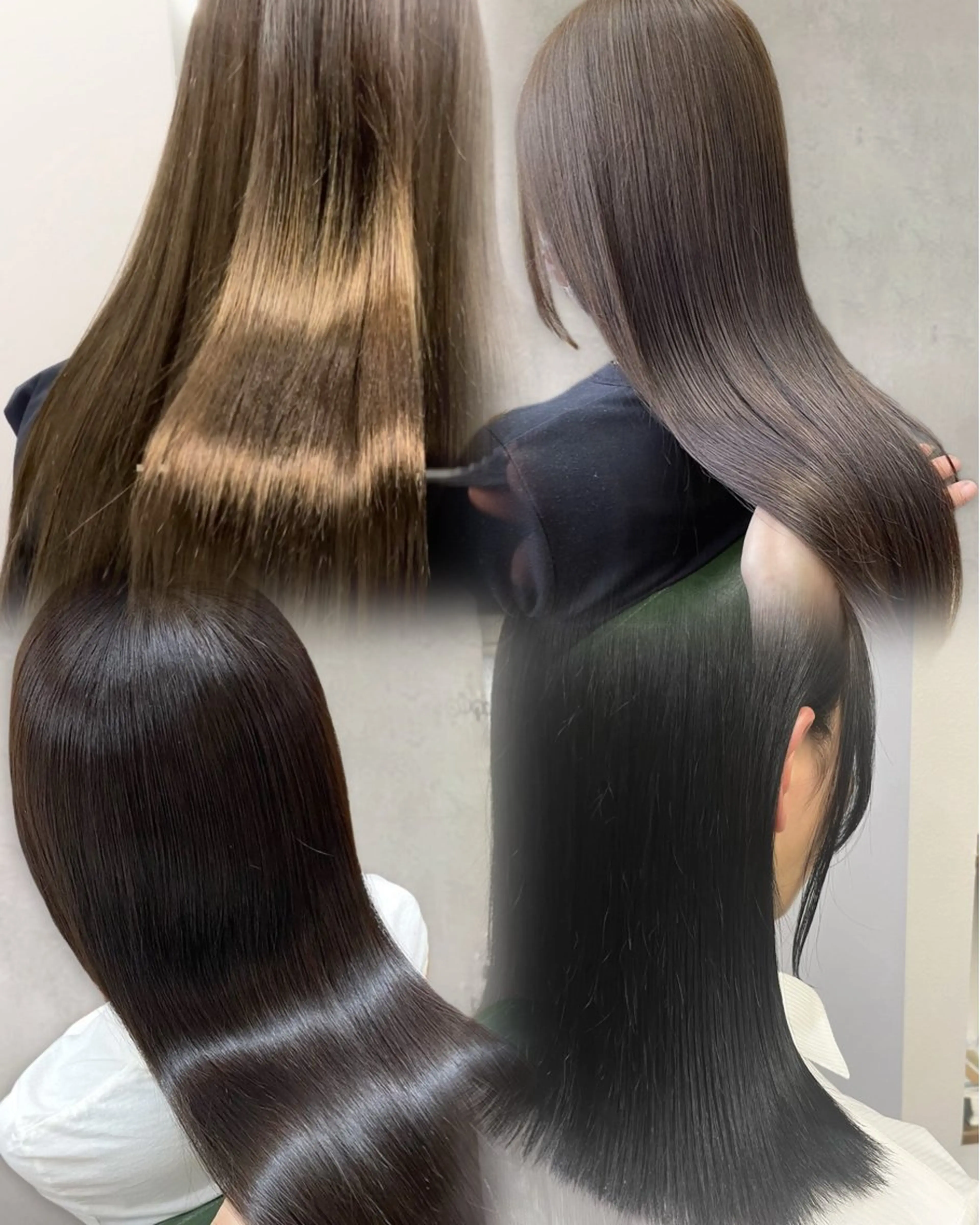 🌿【 感動のサラ艶をお約束 】カット+髪質改善ストレート(縮毛矯正)の写真