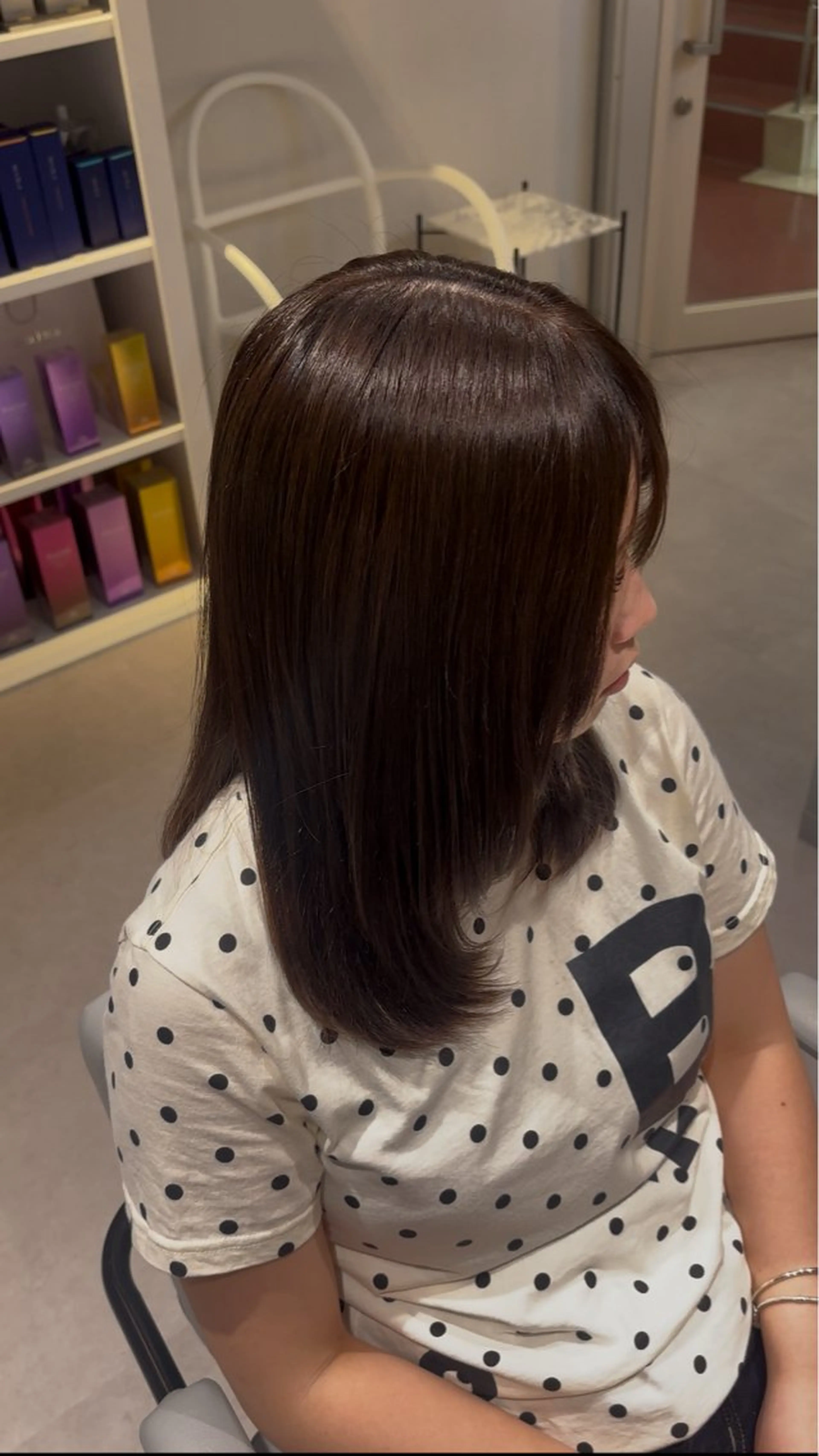 ミディアム ヘアカラー misuzu/名古屋 /酸性ストレートのヘアスタイル