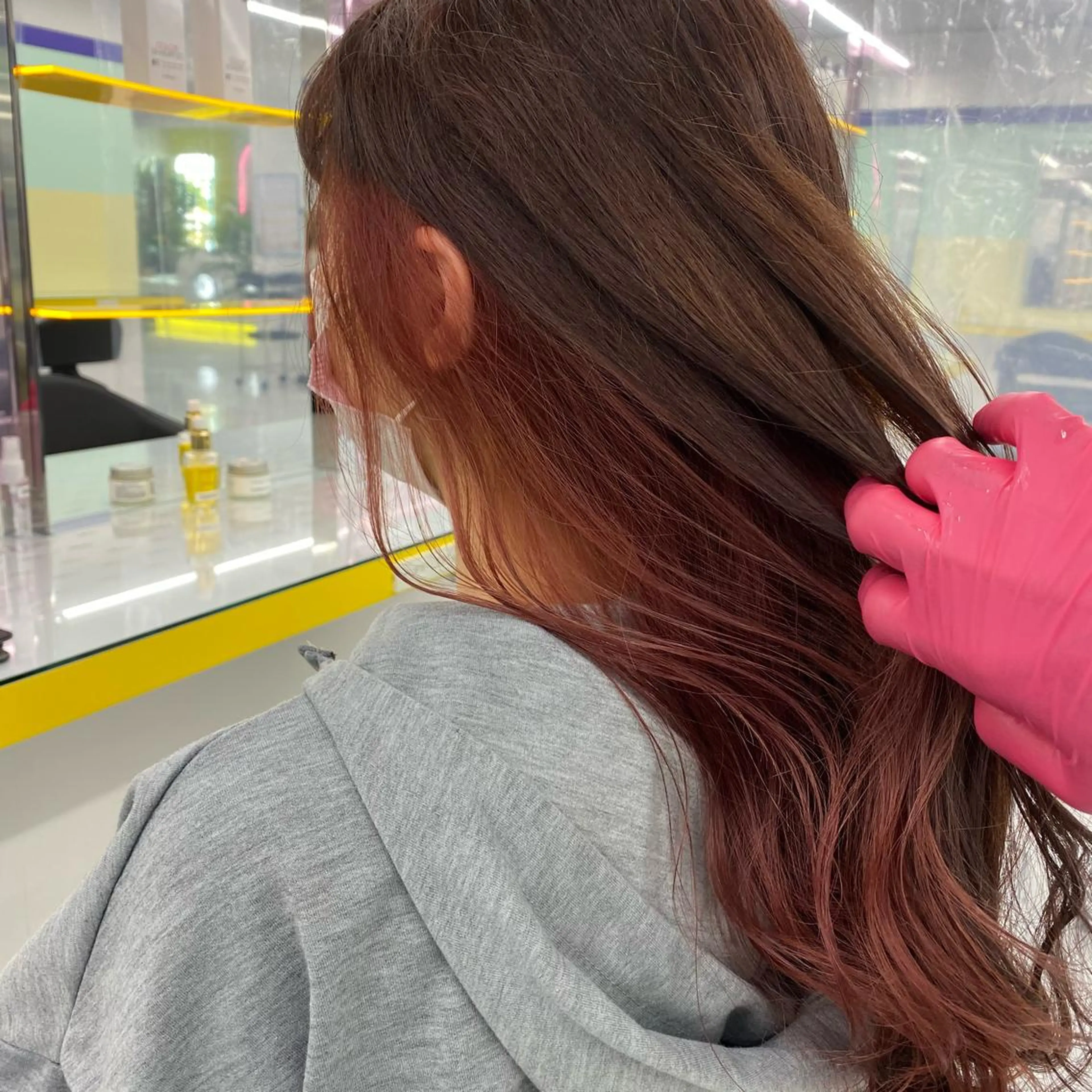 ミディアム カラー ヘアアレンジ 🪞モテ髪/トレンド 銀座DISCO🪞のヘアスタイル