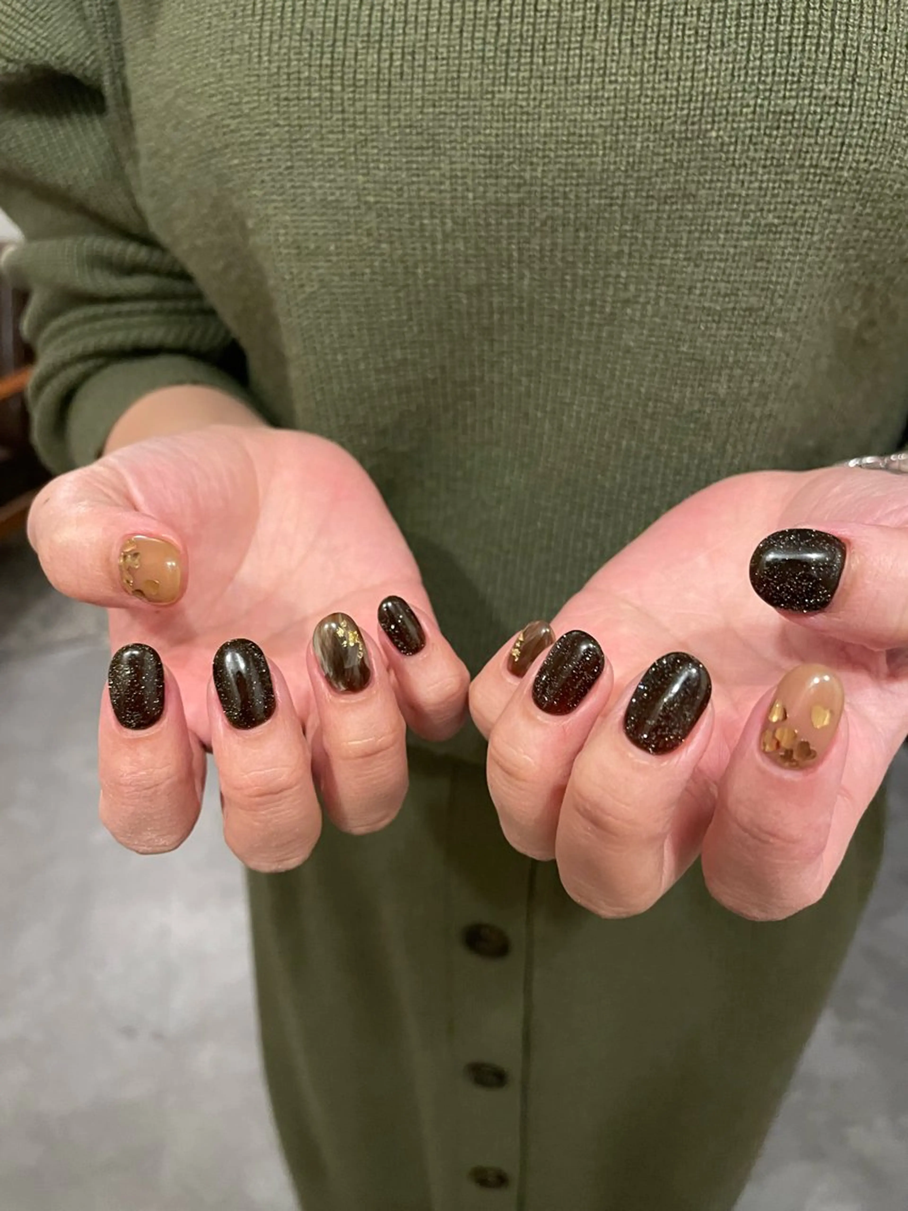 ネイル バレンタイン ハンドネイル roof nailのネイルデザイン