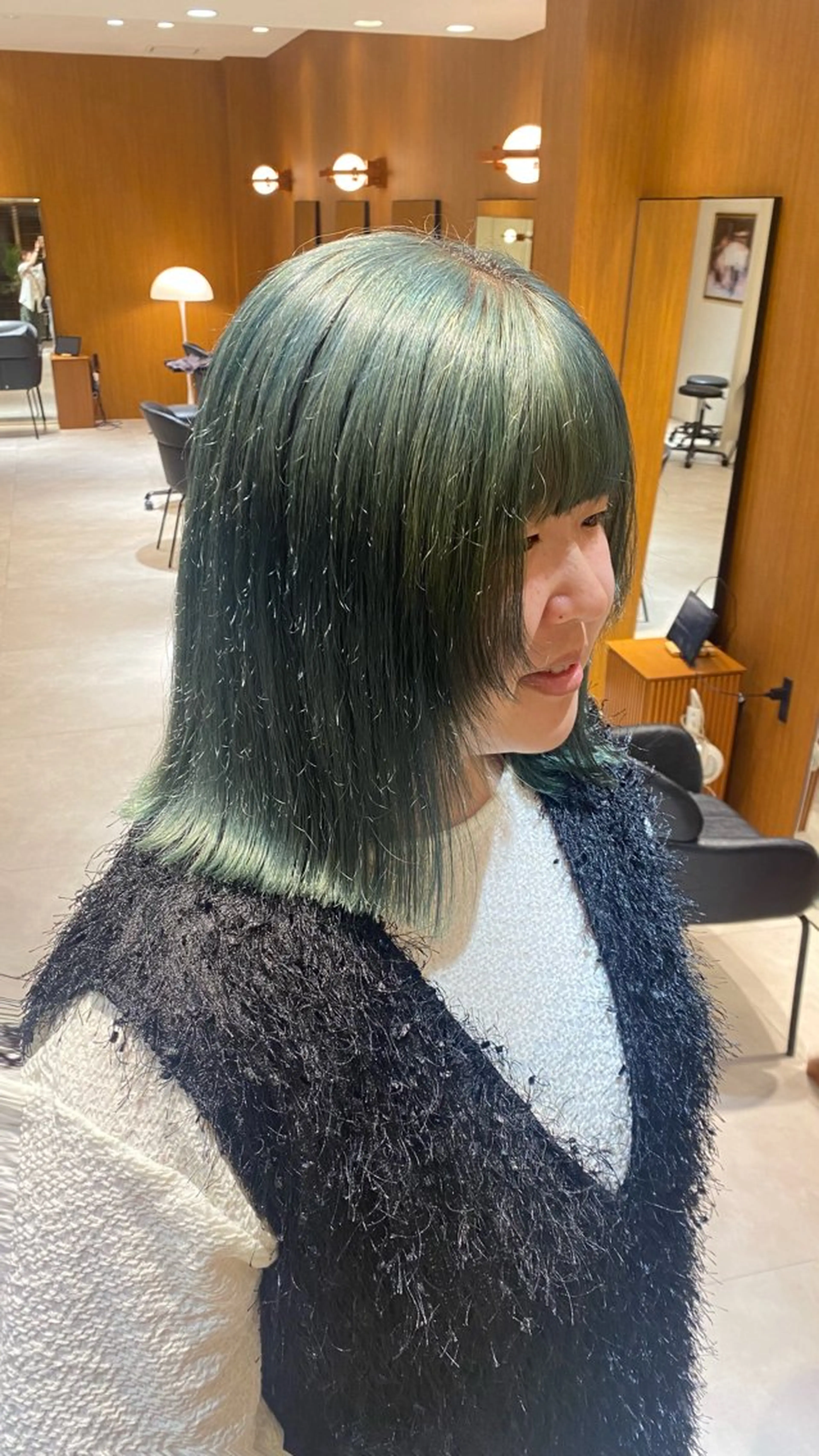 ショート カラー ヘアカラー 《無料カットモデル / perm》ナミのヘアスタイル