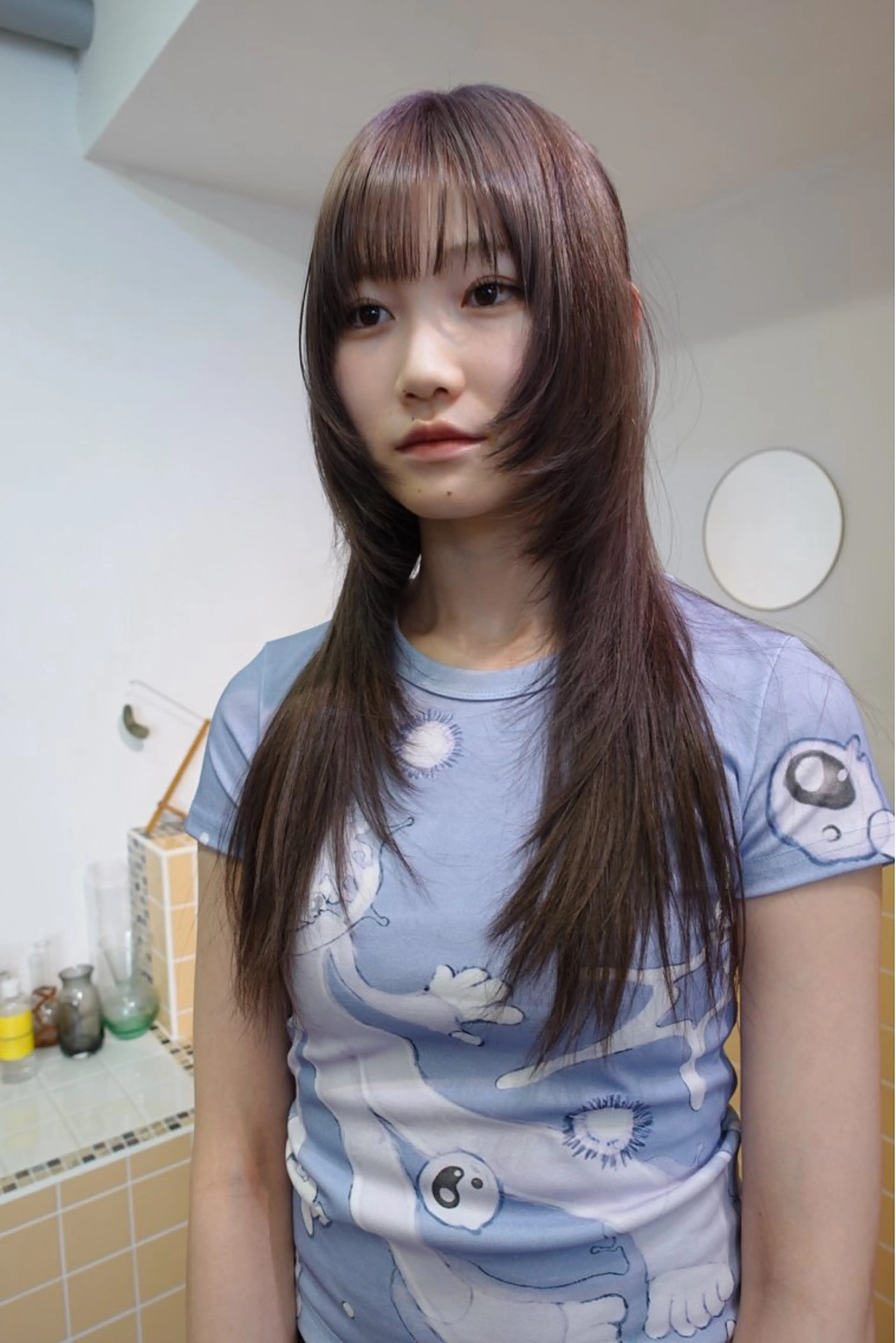 ロング カラー ヘアカラー sakura🌸 レイヤー/韓国ヘアのヘアスタイル