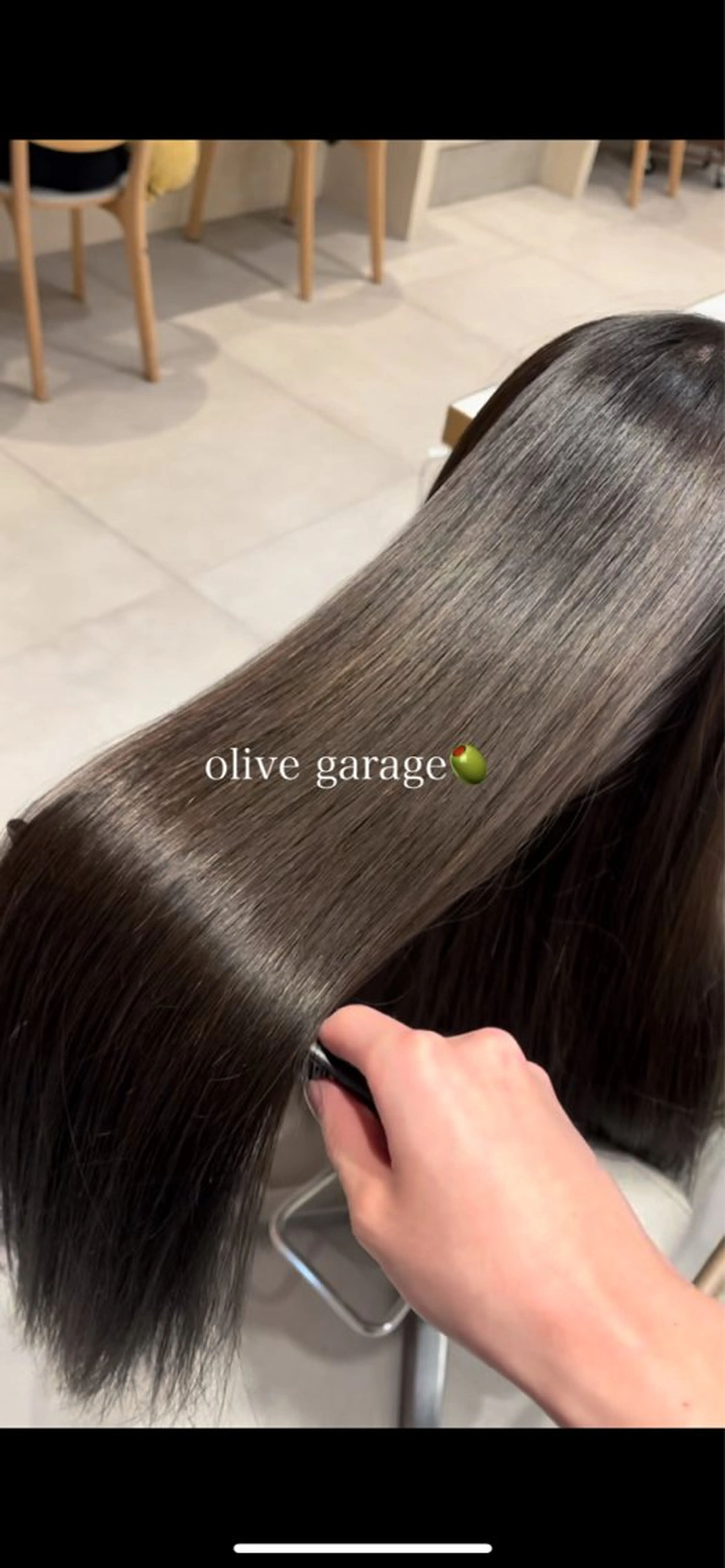 ロング カット ヘアカラー トリートメント 透明感カラー/似合わ せ前髪/柴田礼空のヘアスタイル