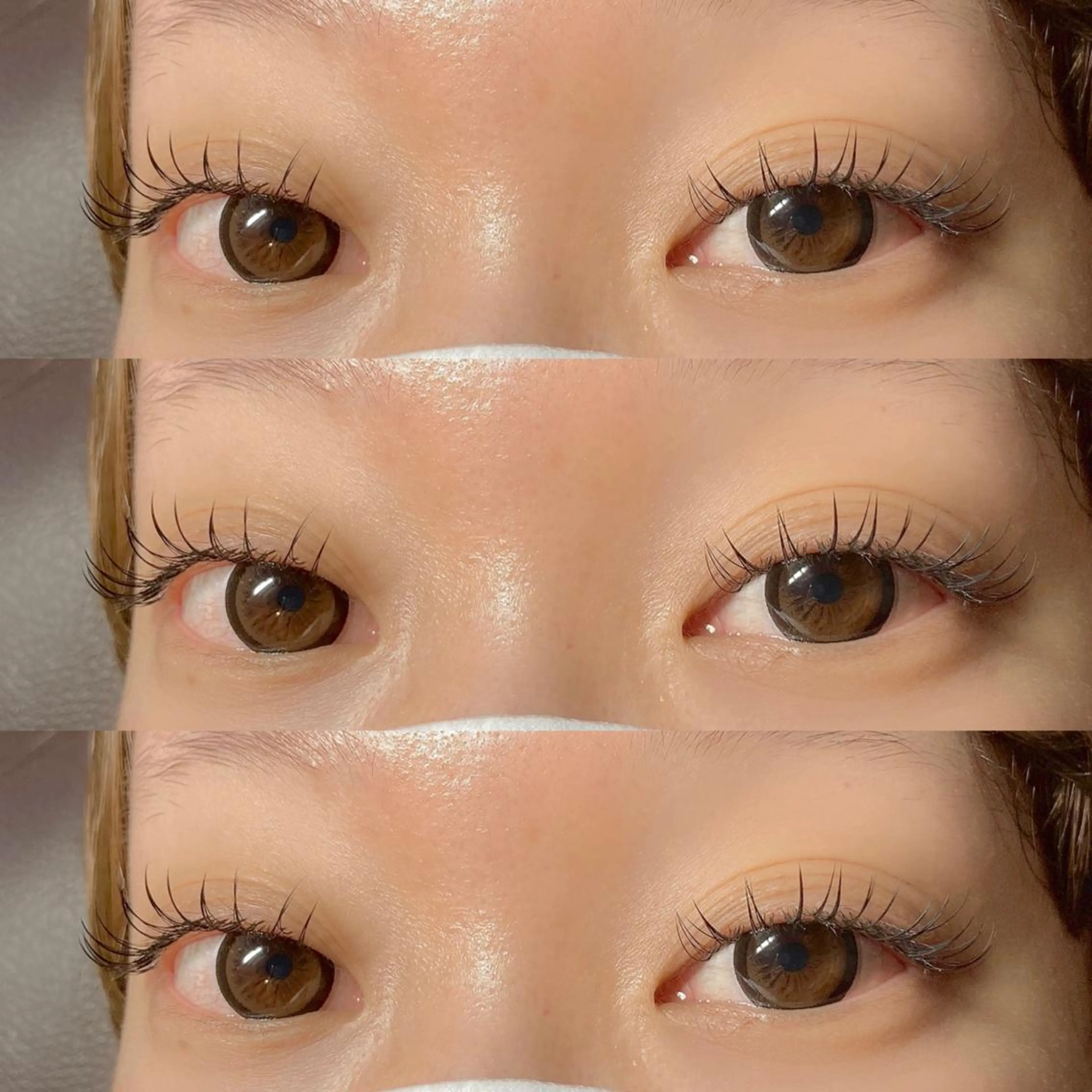 ミディアム ヘアアレンジ マツエク・マツパ アイブロウ 𓊆ᶠᵉᵉʸ𓊇 ᶜᴴᴵᴴᴬᴿᵁのマツエク・マツパデザイン