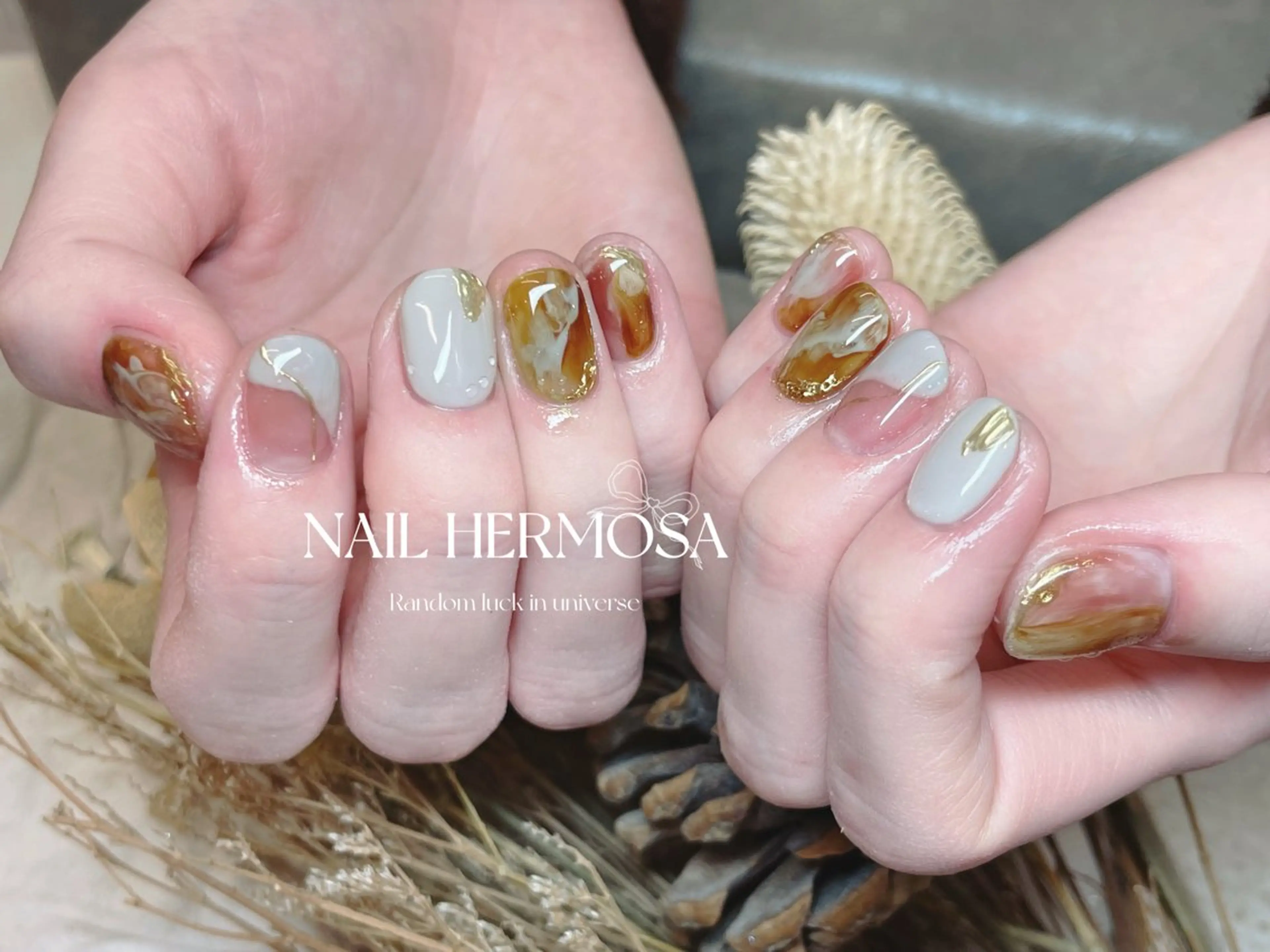 ネイル アートネイル グラデーション マグネットネイル 持ち込み オフィスネイル ハンドネイル ネイル エルモサのネイルデザイン