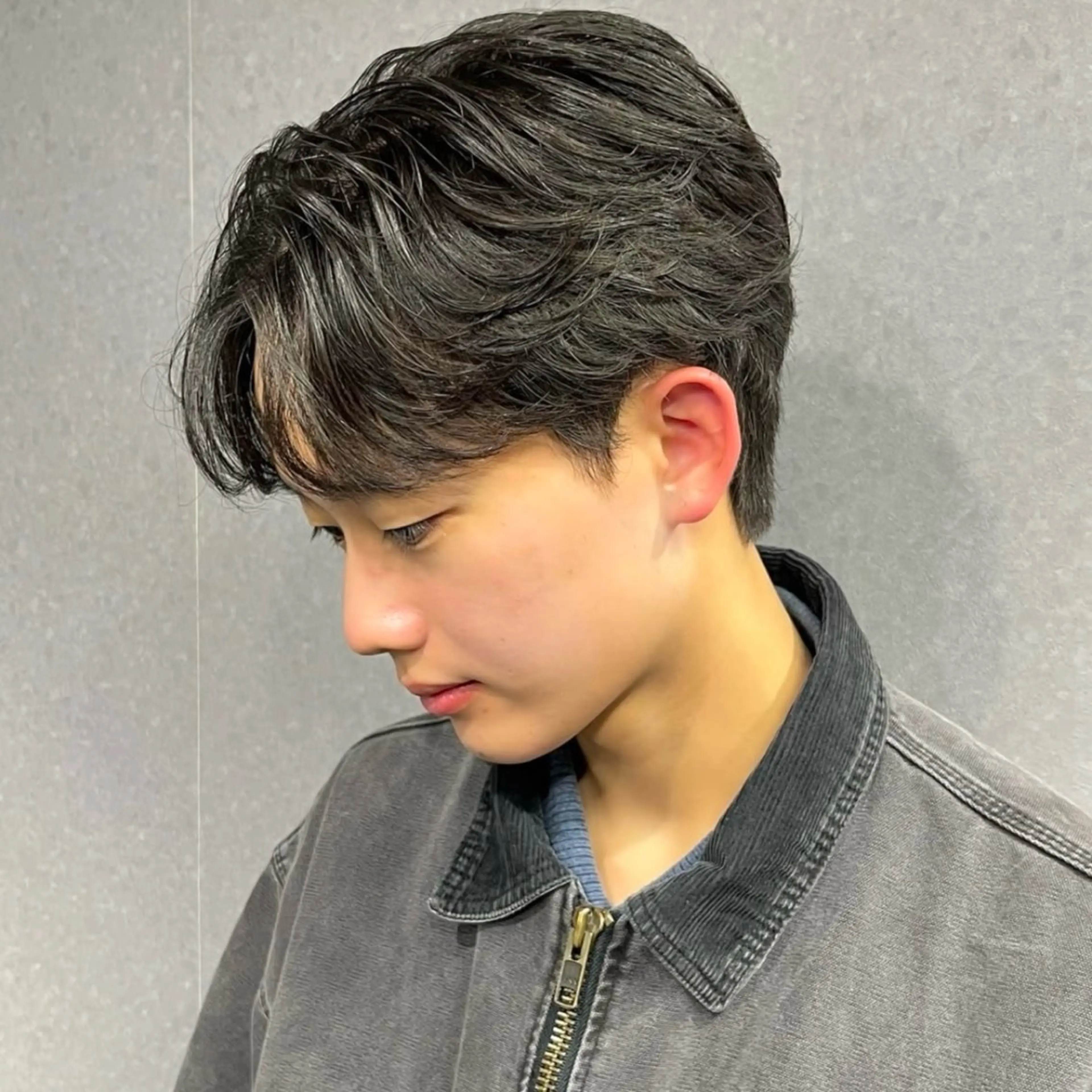 ショート メンズ マエダルイ🌐 レイヤースタイルのヘアスタイル