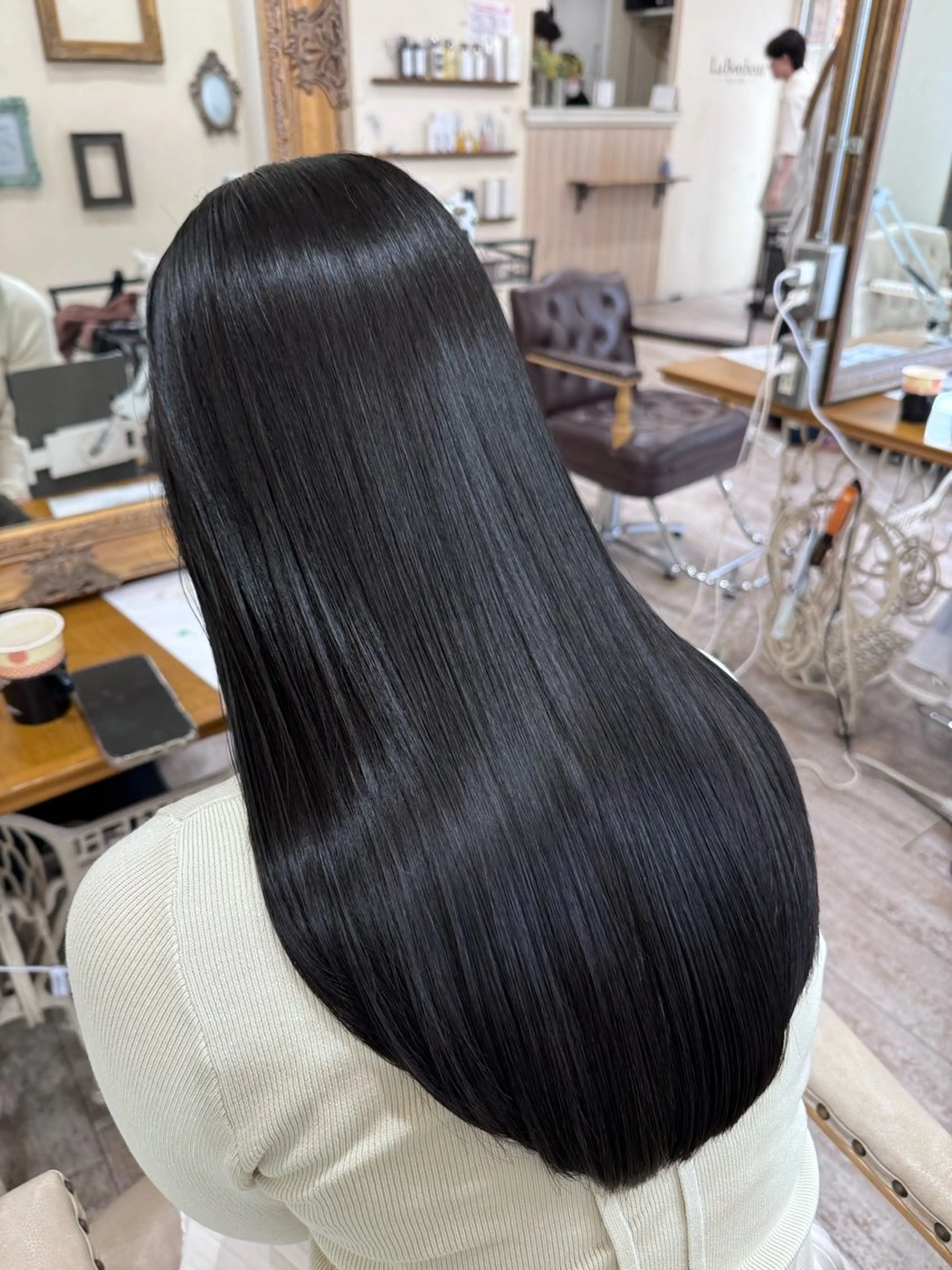 ロング カラー 髪質改善 レイヤーカット ロング トリートメント カット ヘアカラー トリートメント 新越谷noble店長 松本拓也▶◀*.のヘアスタイル