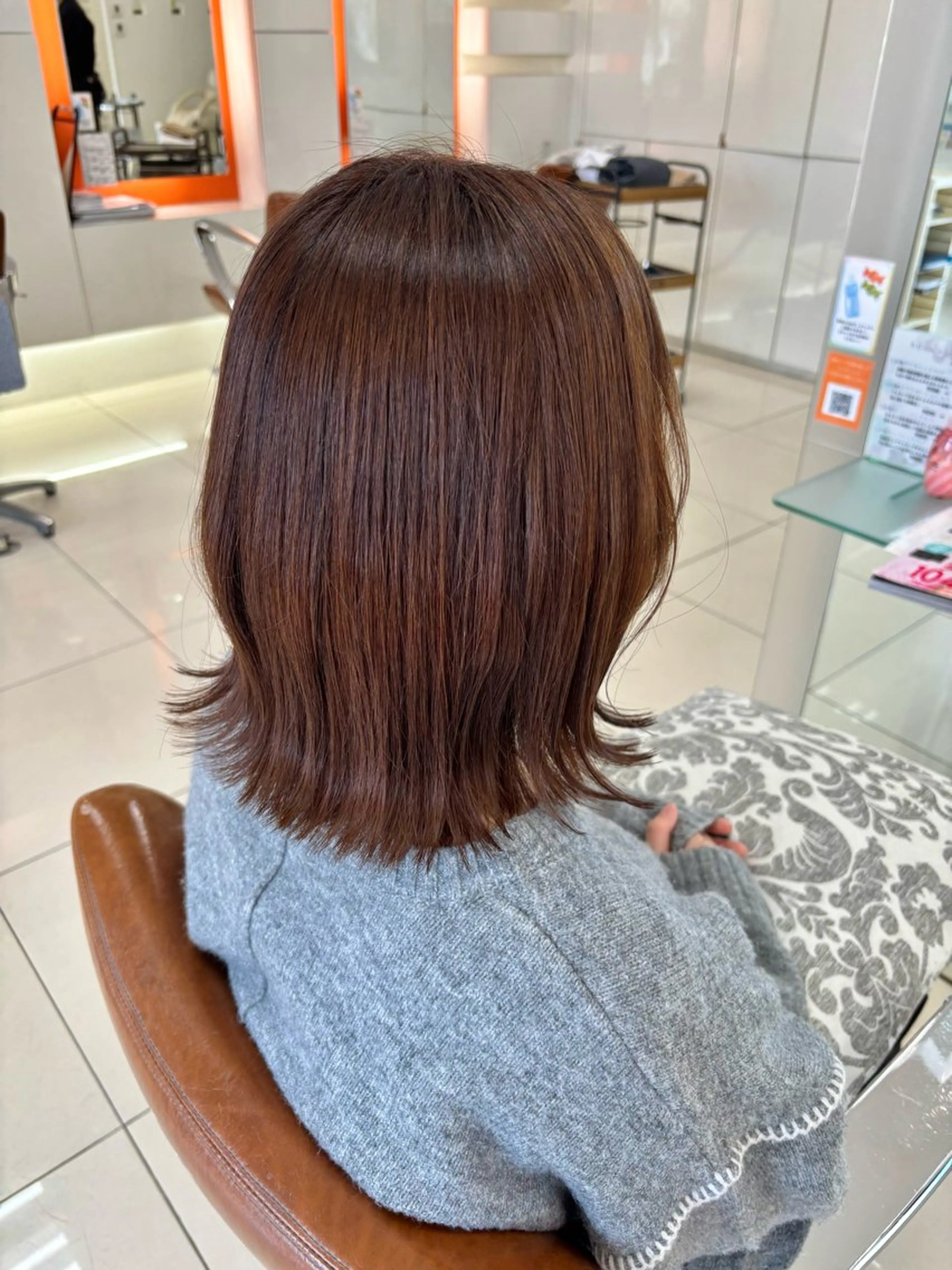 ミディアム カラー 下四日市 翠のヘアスタイル