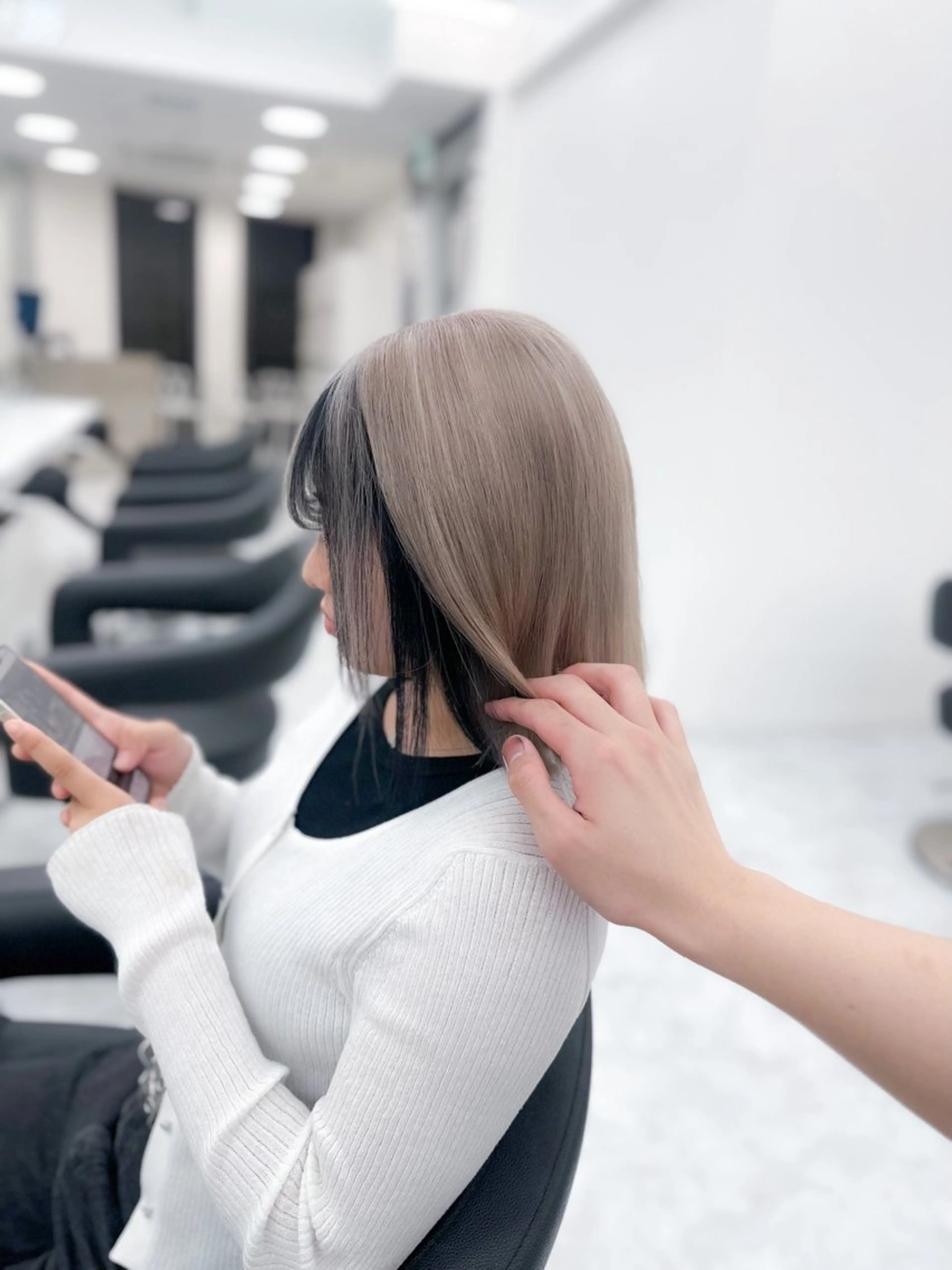 ショート カラー reco所属・ウルフ&レイヤー特化 まとまる美髪矯正のヘアスタイル