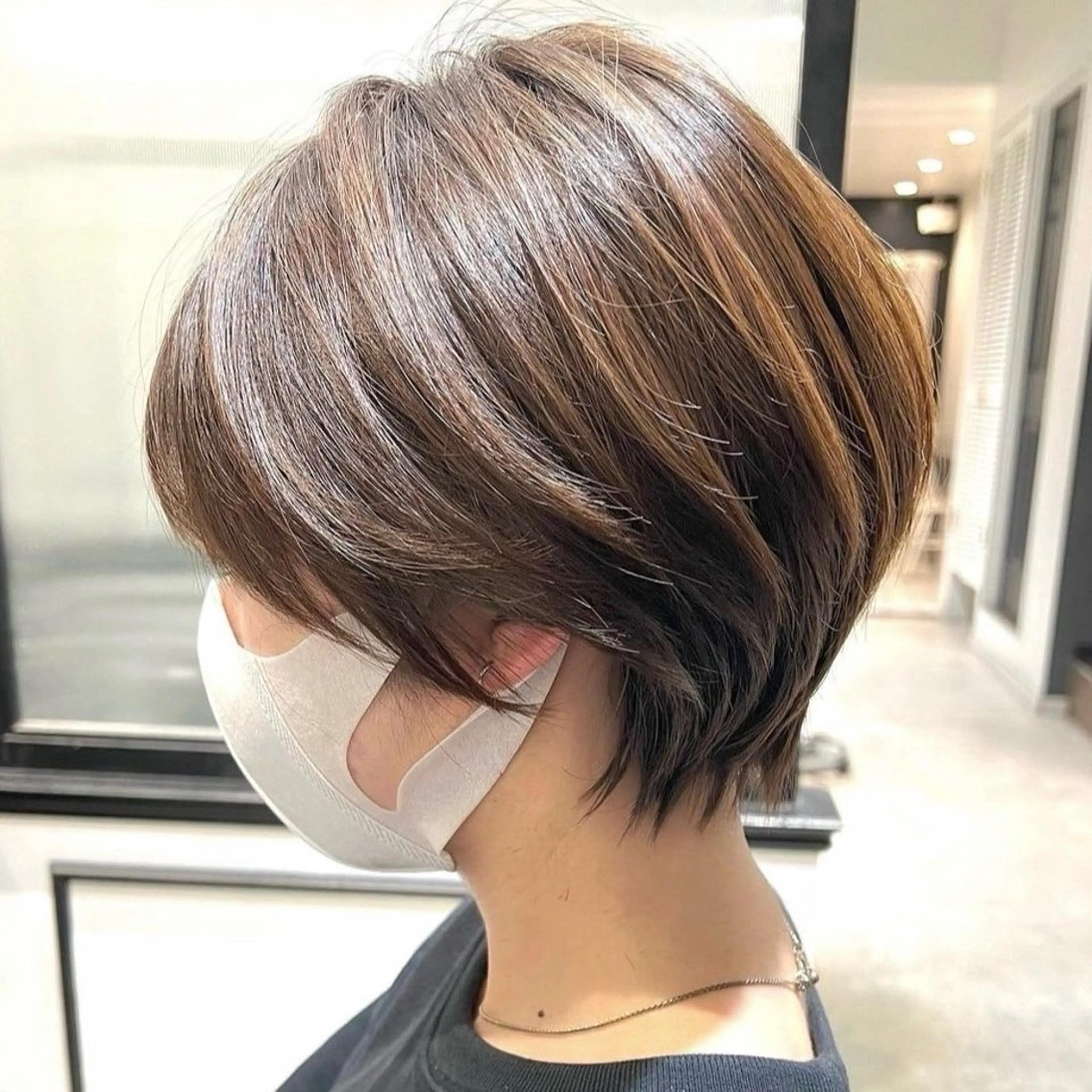 ショート カラー ハイライトカラー ハイライト Cadre新小岩🫧 栗原葵のヘアスタイル