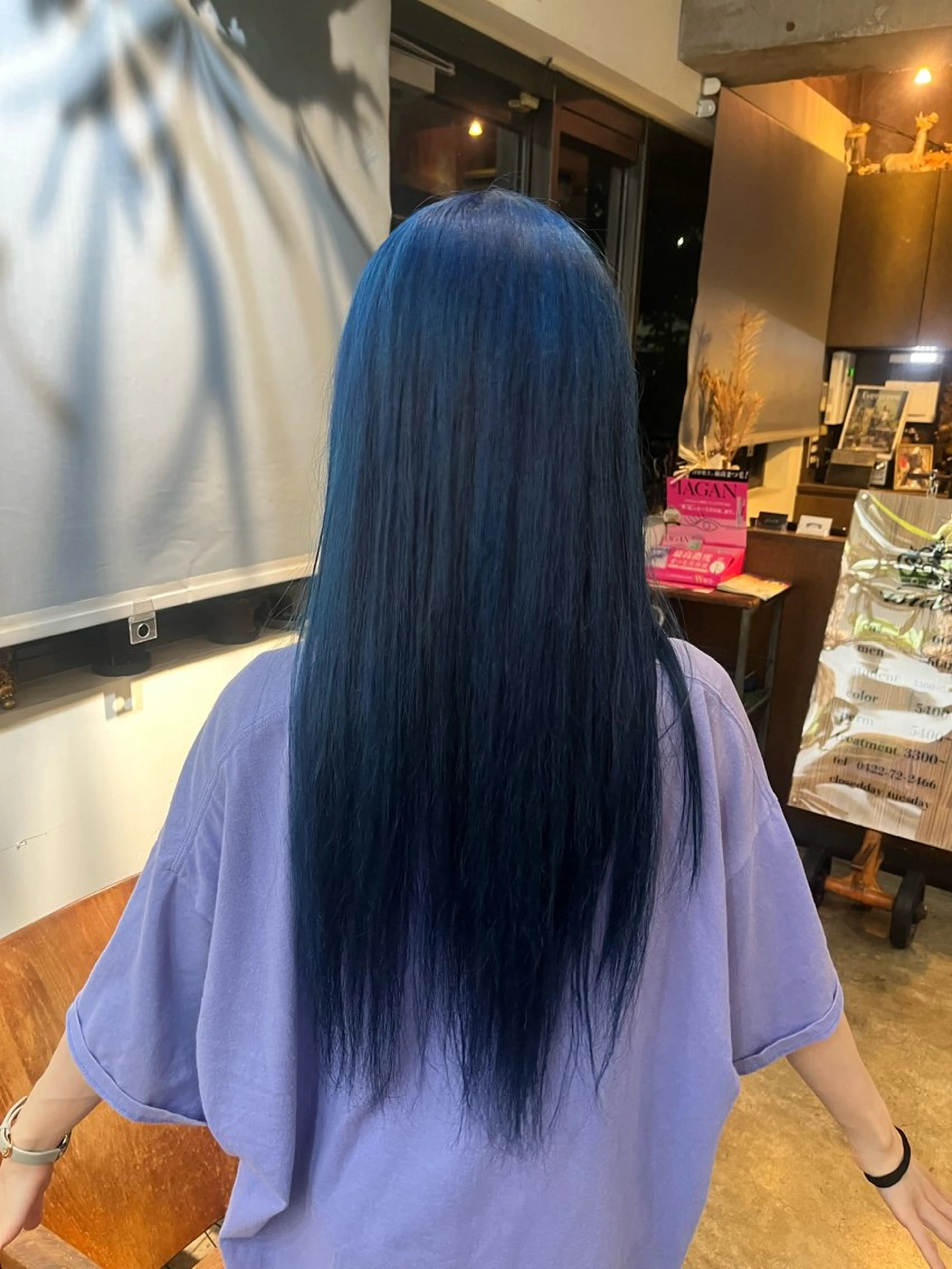 ロング カラー ヘアカラー 松原 樹里のヘアスタイル