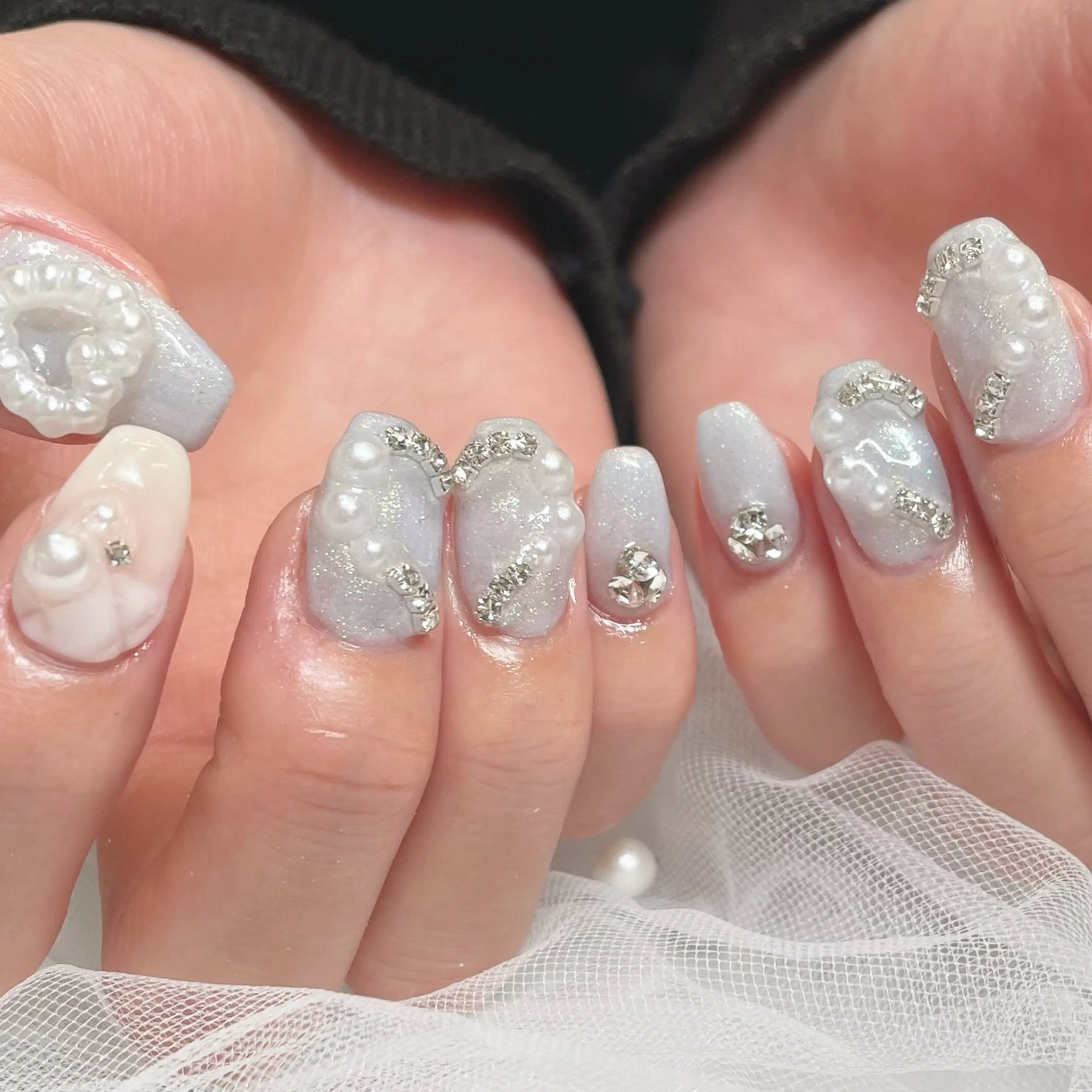 ネイル ハート キラキラネイル ハンドネイル Tsukahara 🌷仙台PARCOのネイルデザイン