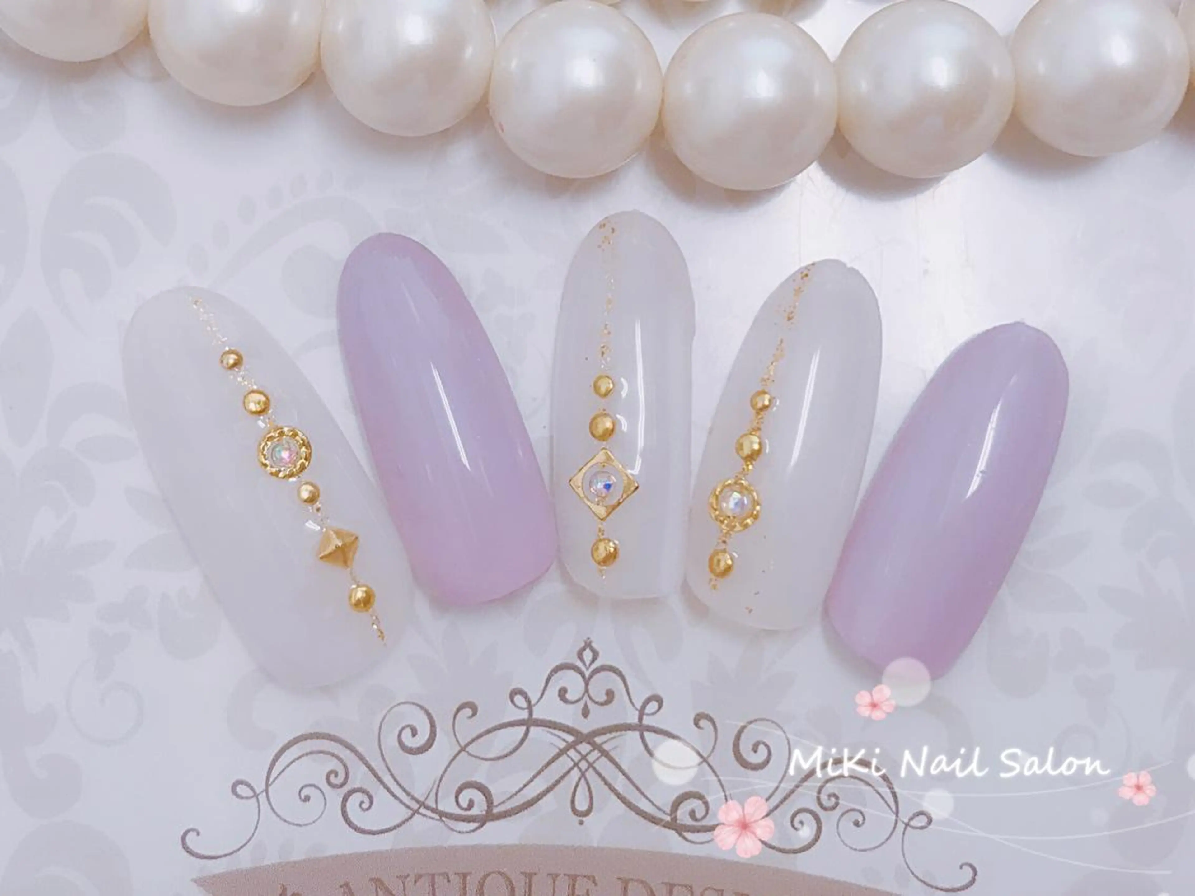 ネイル MiKi Nai池袋 長さだし得意のネイルデザイン