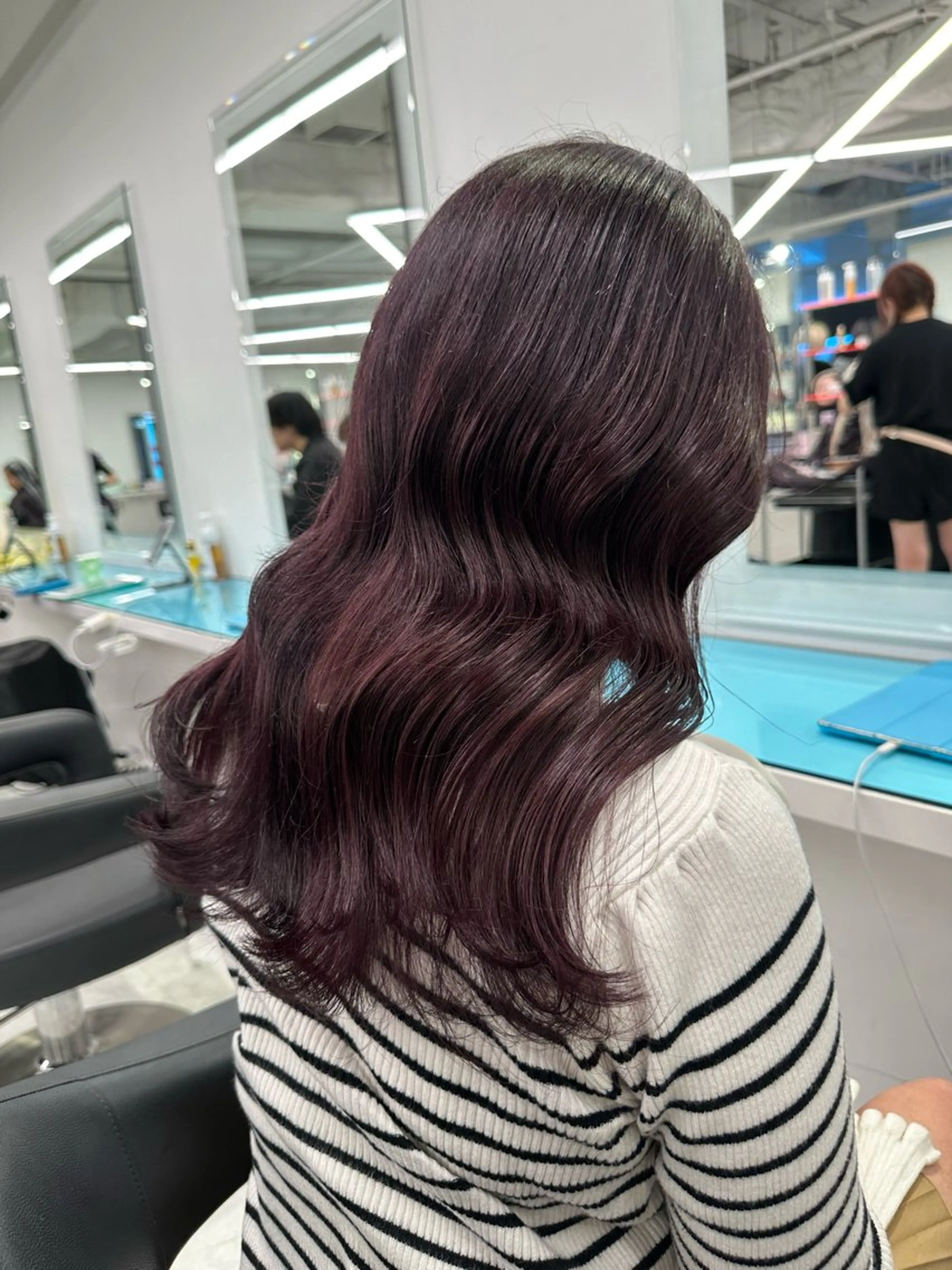 🌈似合わせカット&透明感カラー✨　髪質改善トリートメント付き🎁の写真