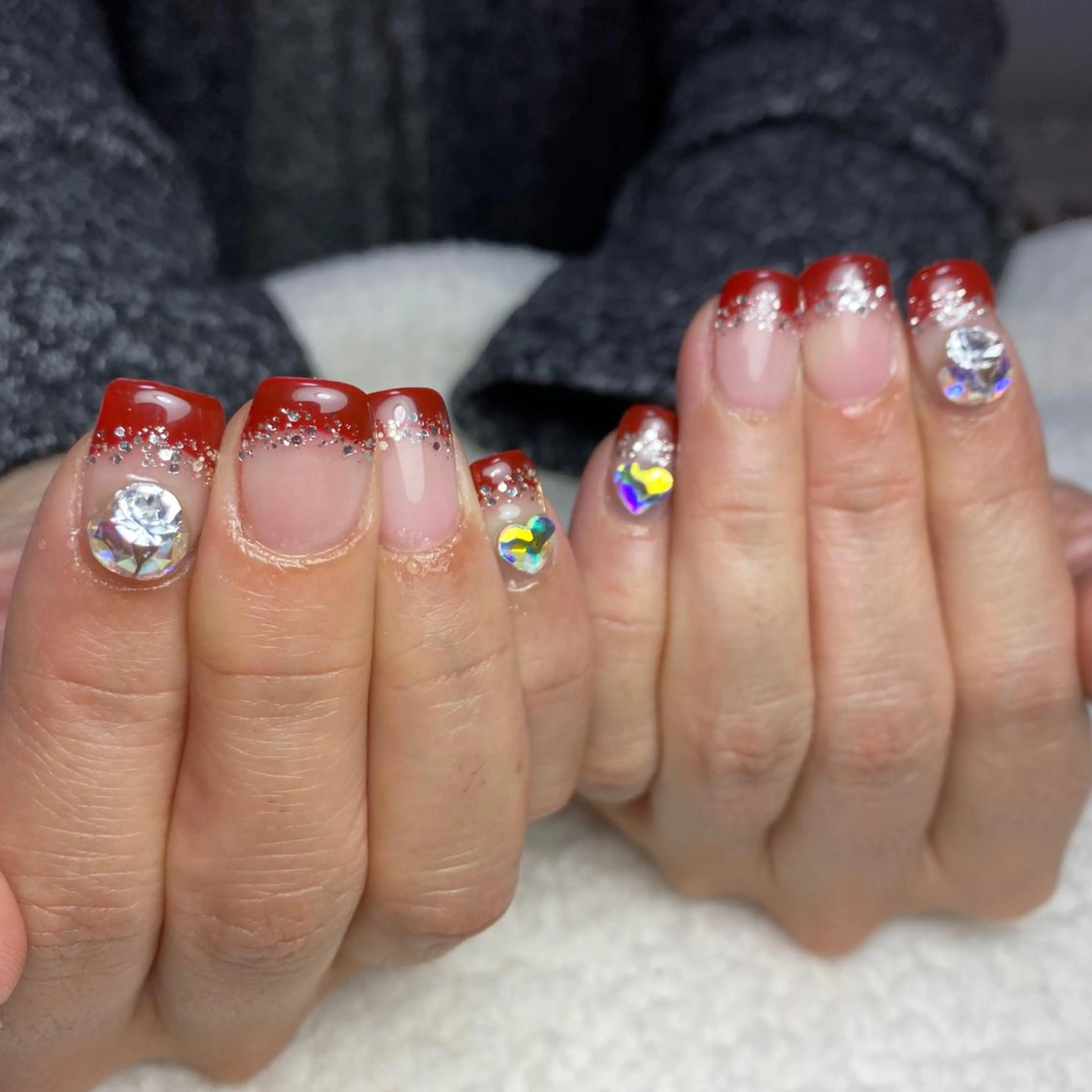 ネイル ボルドー フレンチネイル ハンドネイル COCO+所属・COCO +のエステ・リラクイメージ