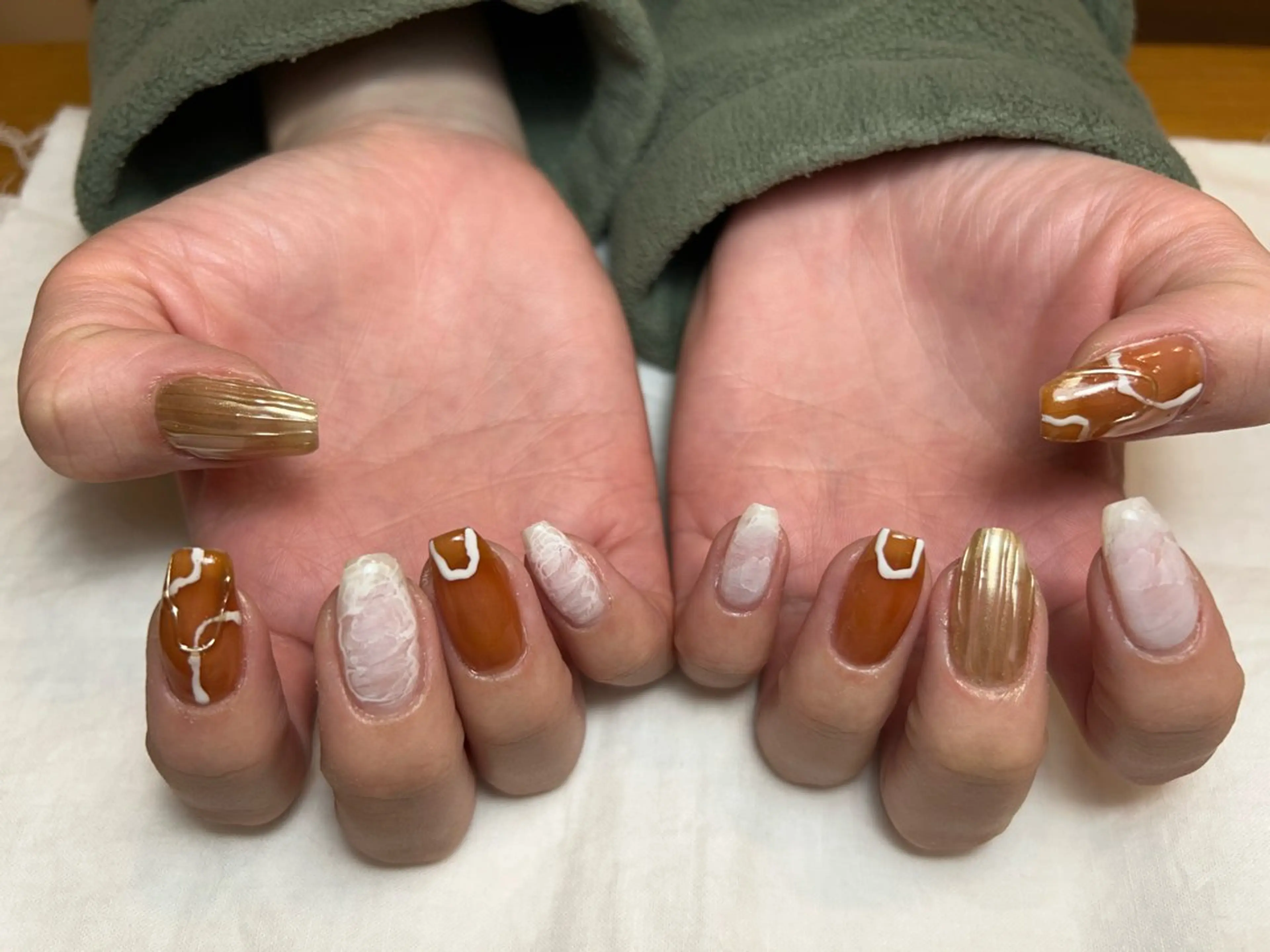 ネイル ハンドネイル sopocaｰlon所属・🐉✨️ ℳ🐯💚のネイルデザイン