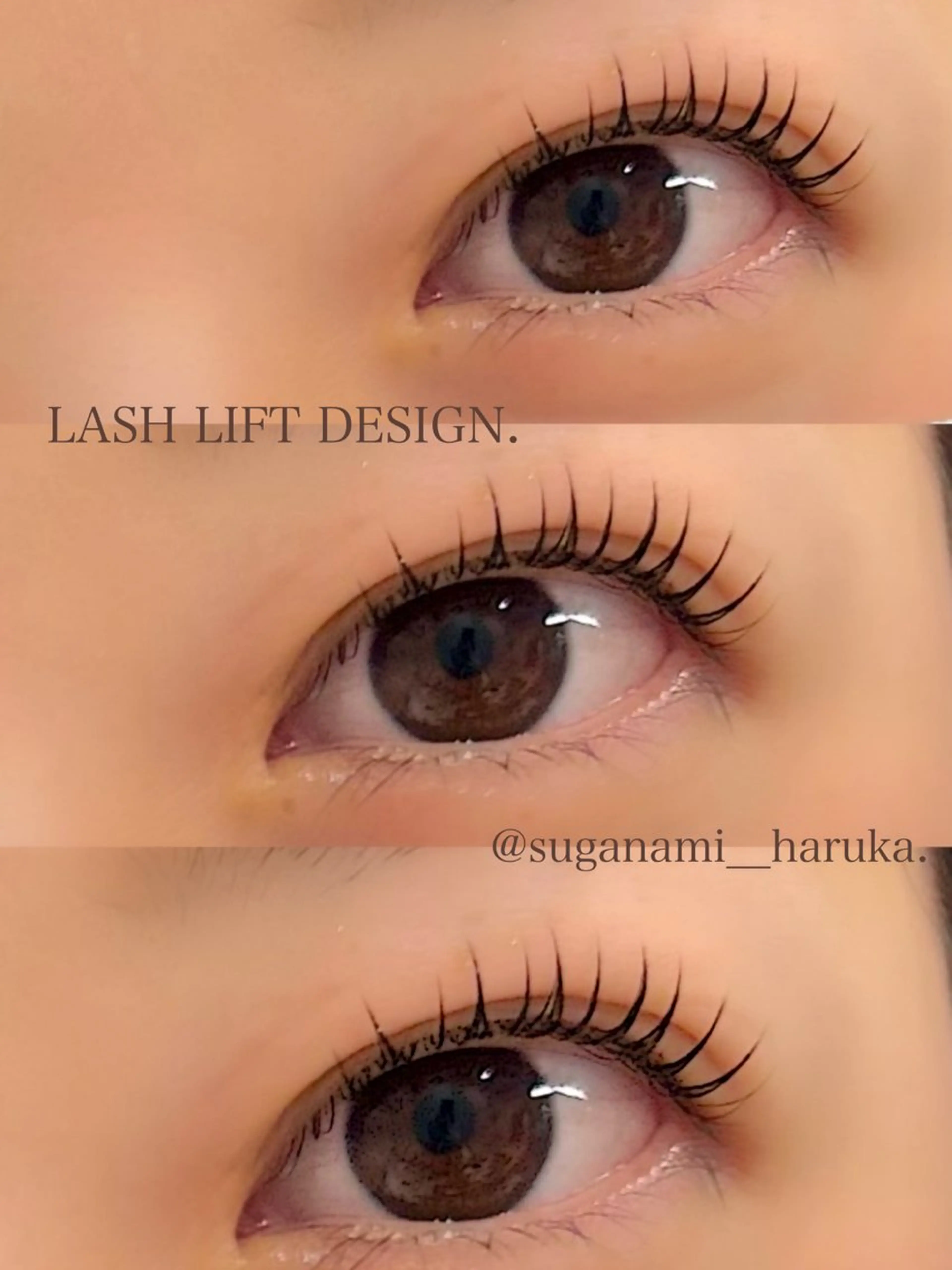 マツエク・マツパ マツパ Suganami haruka✔︎のマツエク・マツパデザイン