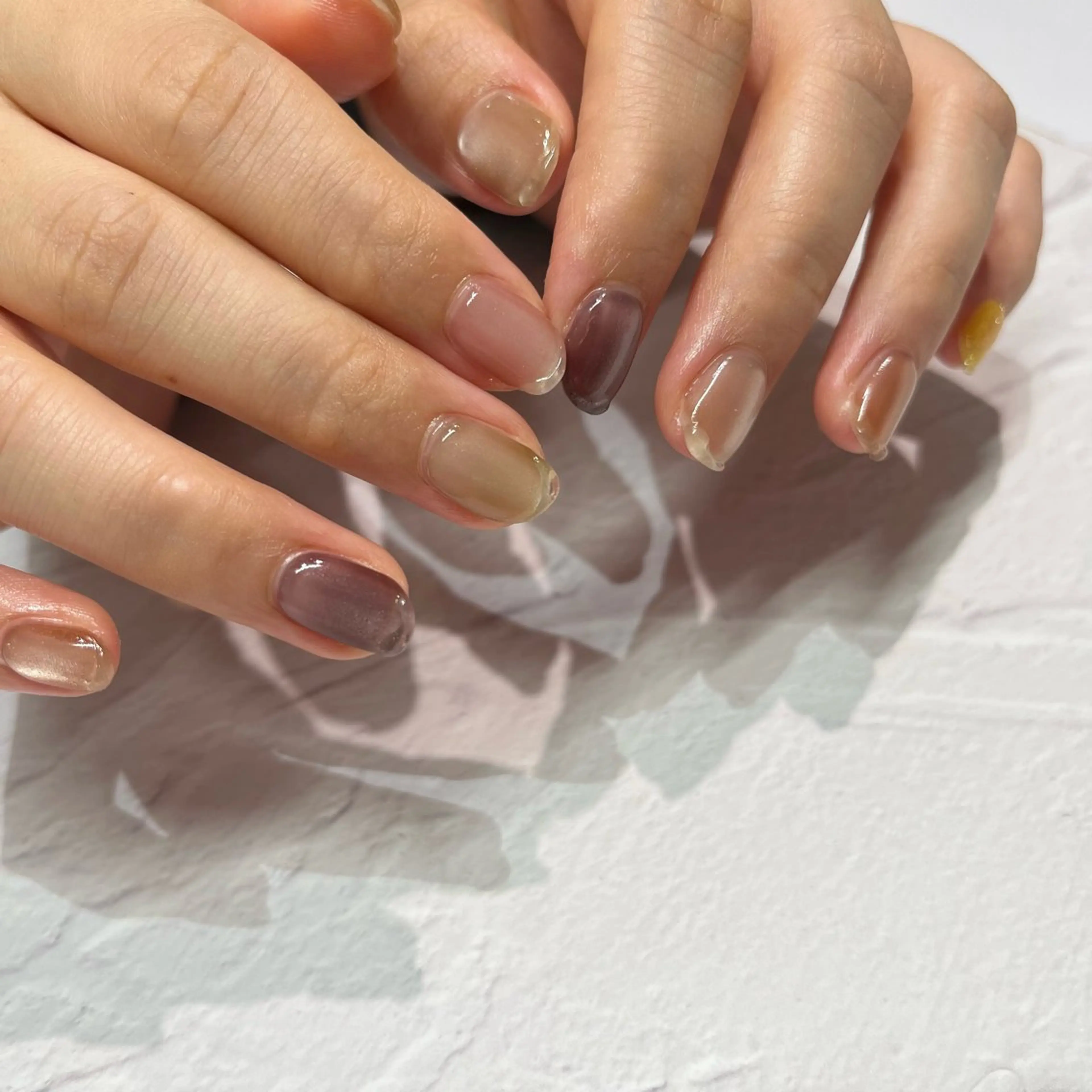 ネイル ハンドネイル nail&care salon soa所属・soa/美容液ケアで 自爪を育てるネイルのネイルデザイン