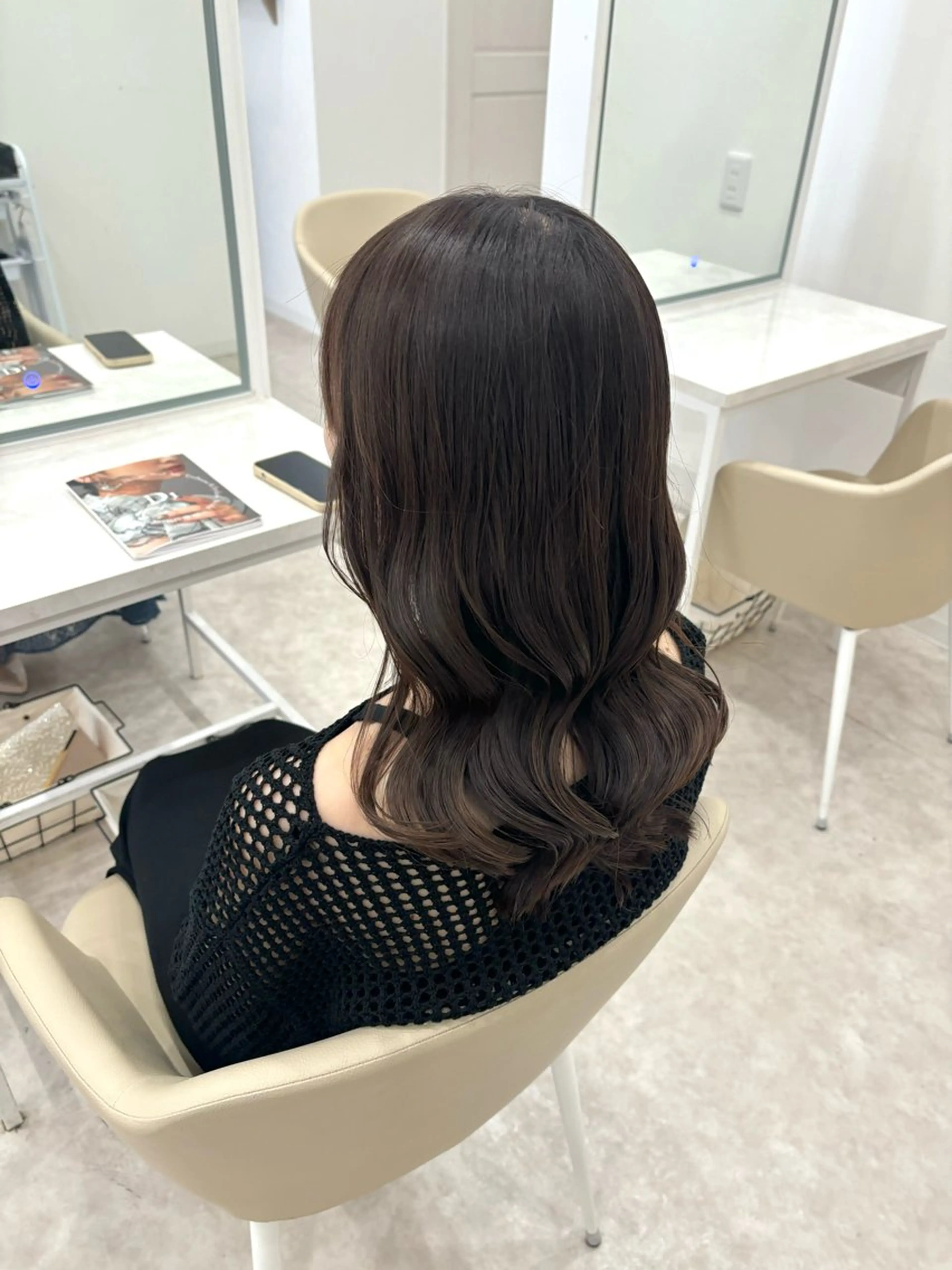 ミディアム くびれヘア ヨシンモリ Dityca rst所属・Kato Nonokaのマツエク・マツパデザイン