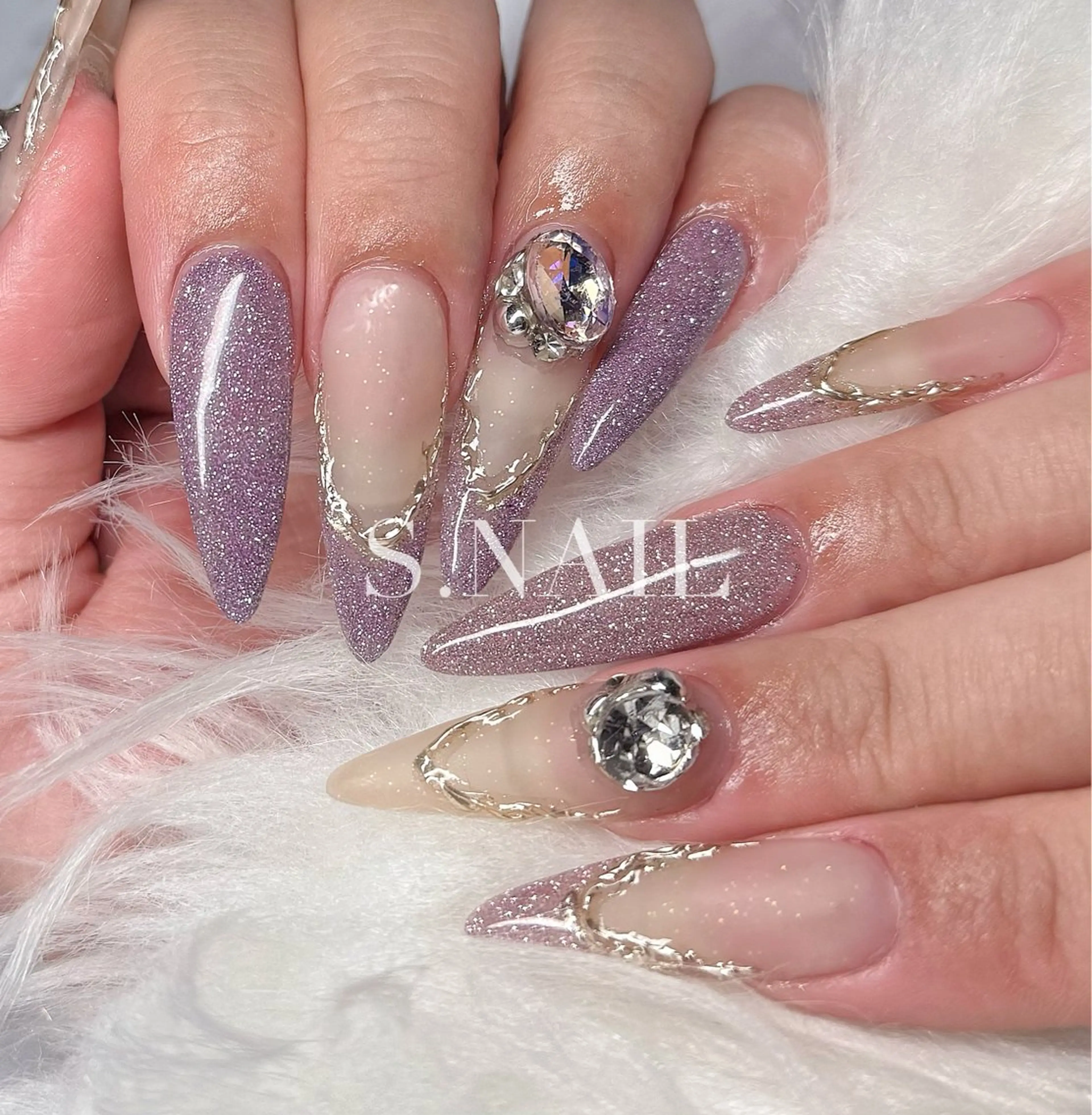 ネイル フラッシュネイル ハンドネイル S♡NAIL所属・S.NAIL Suuのネイルデザイン
