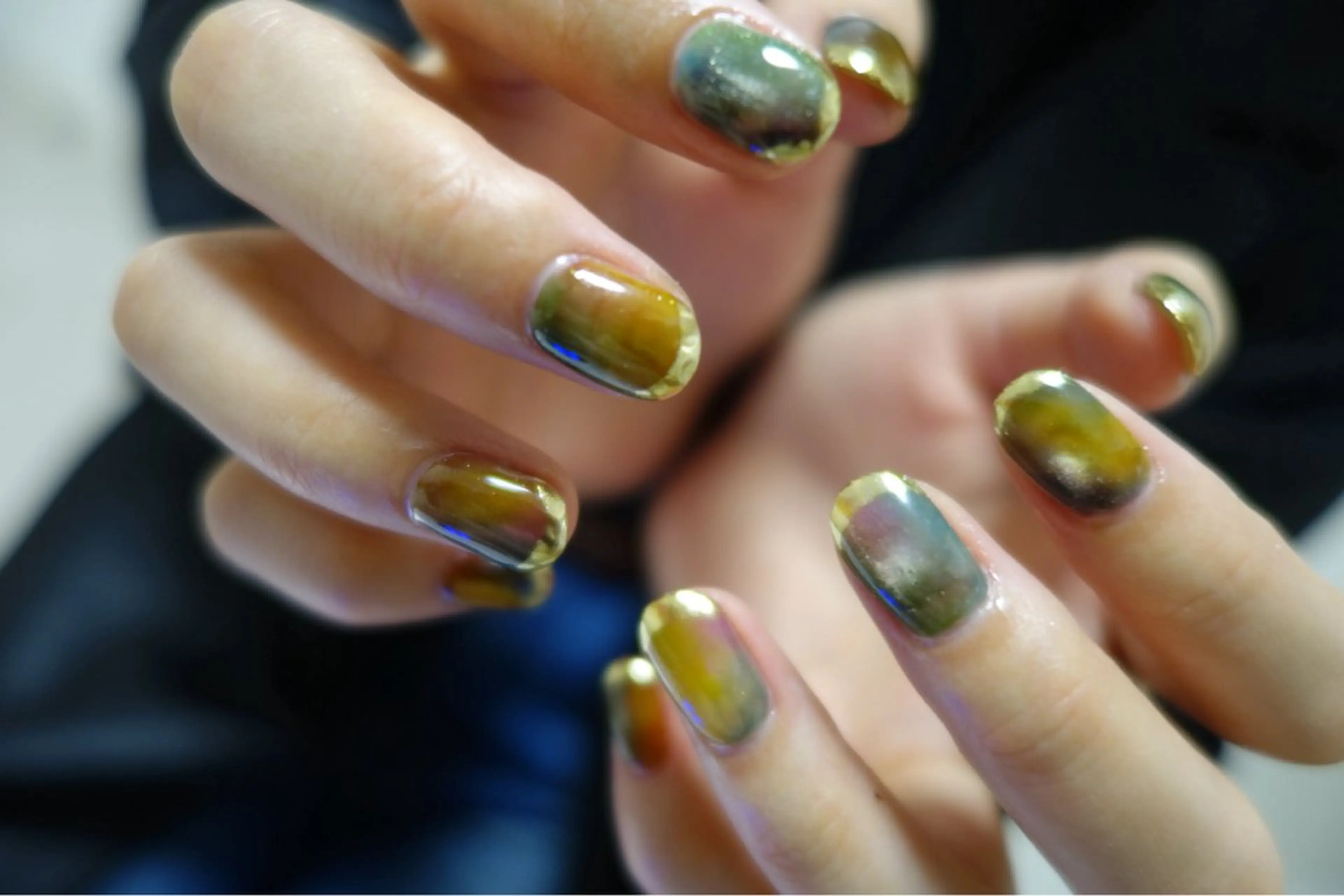 ネイル マグネットネイル ミラーネイル ハンドネイル tsumeasobi所属・tsumeasobi 🪬macoのネイルデザイン