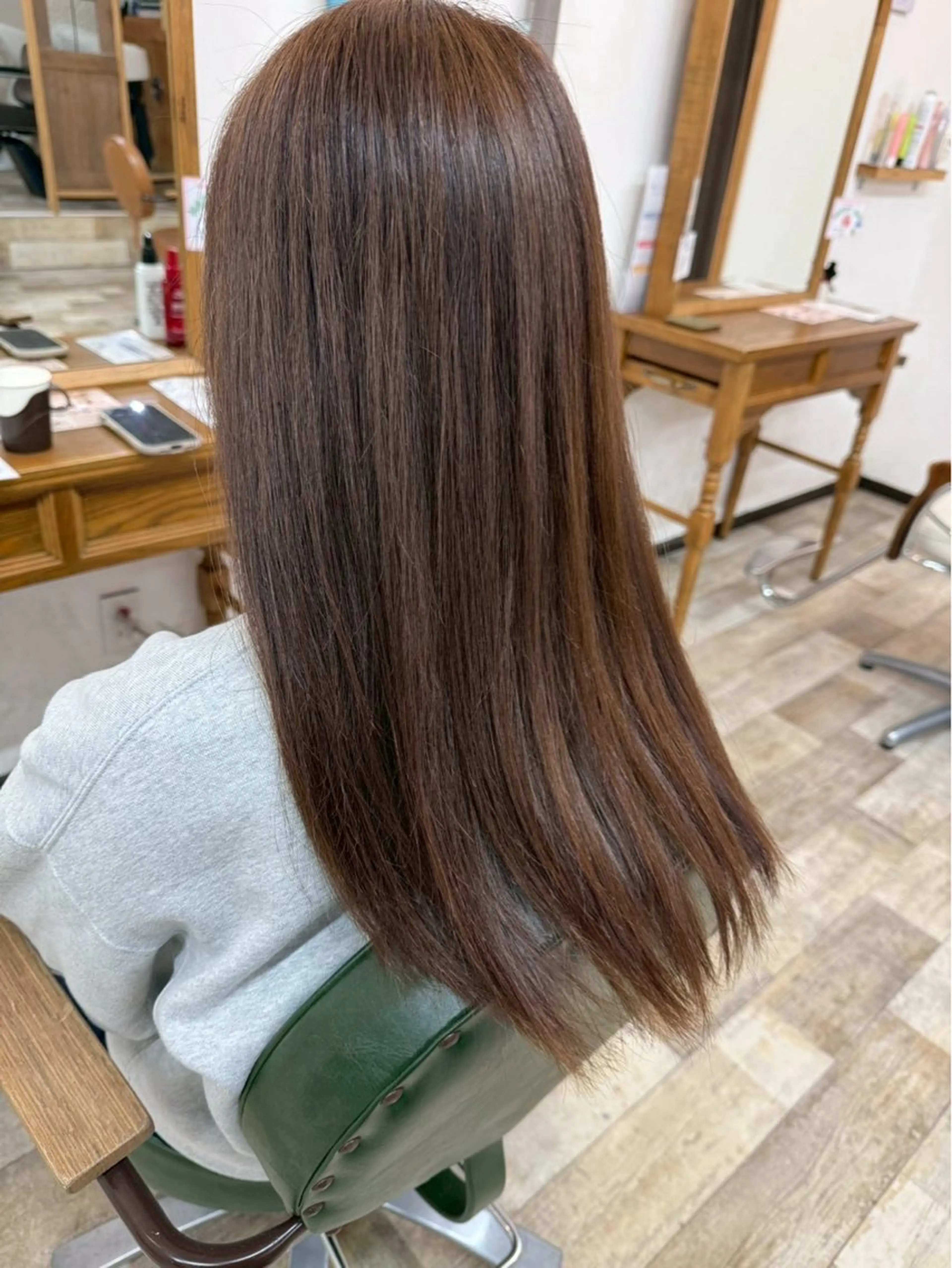 セミロング カラー 緒方 翔汰👿のヘアスタイル