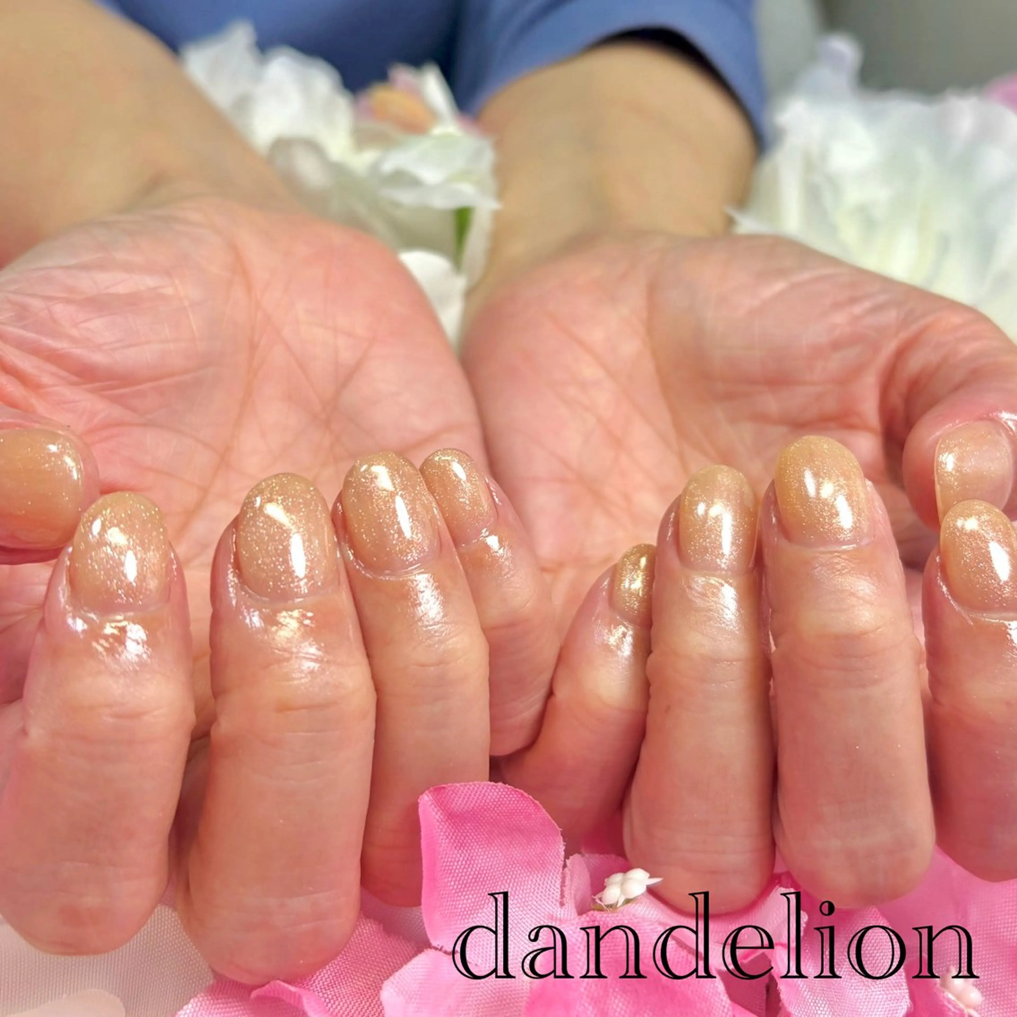 ネイル ハンドネイル ハンドケア dandelion ダンデライオンのネイルデザイン