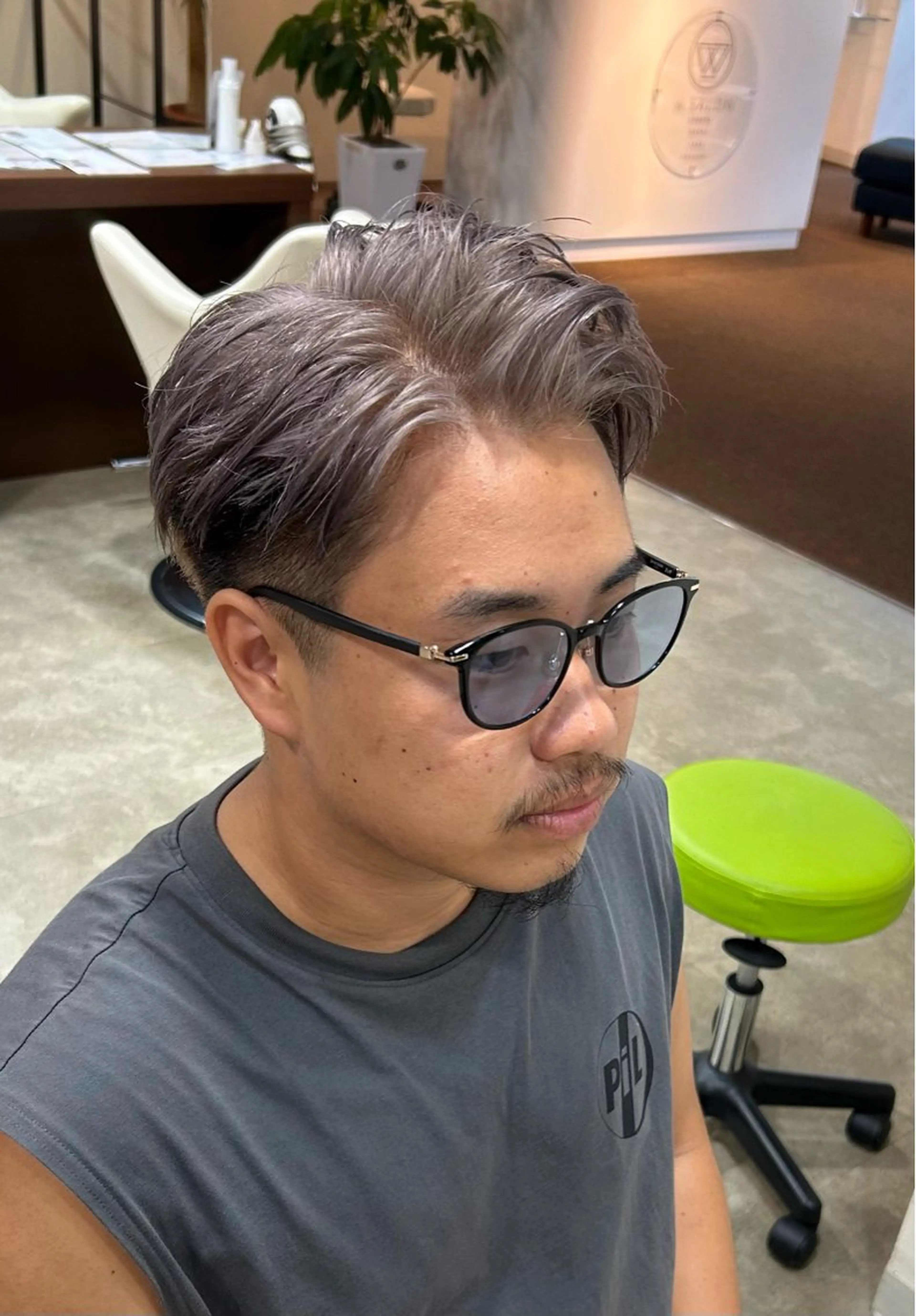 カラー メンズ yunosuke/艶 カラーw-salonのヘアスタイル