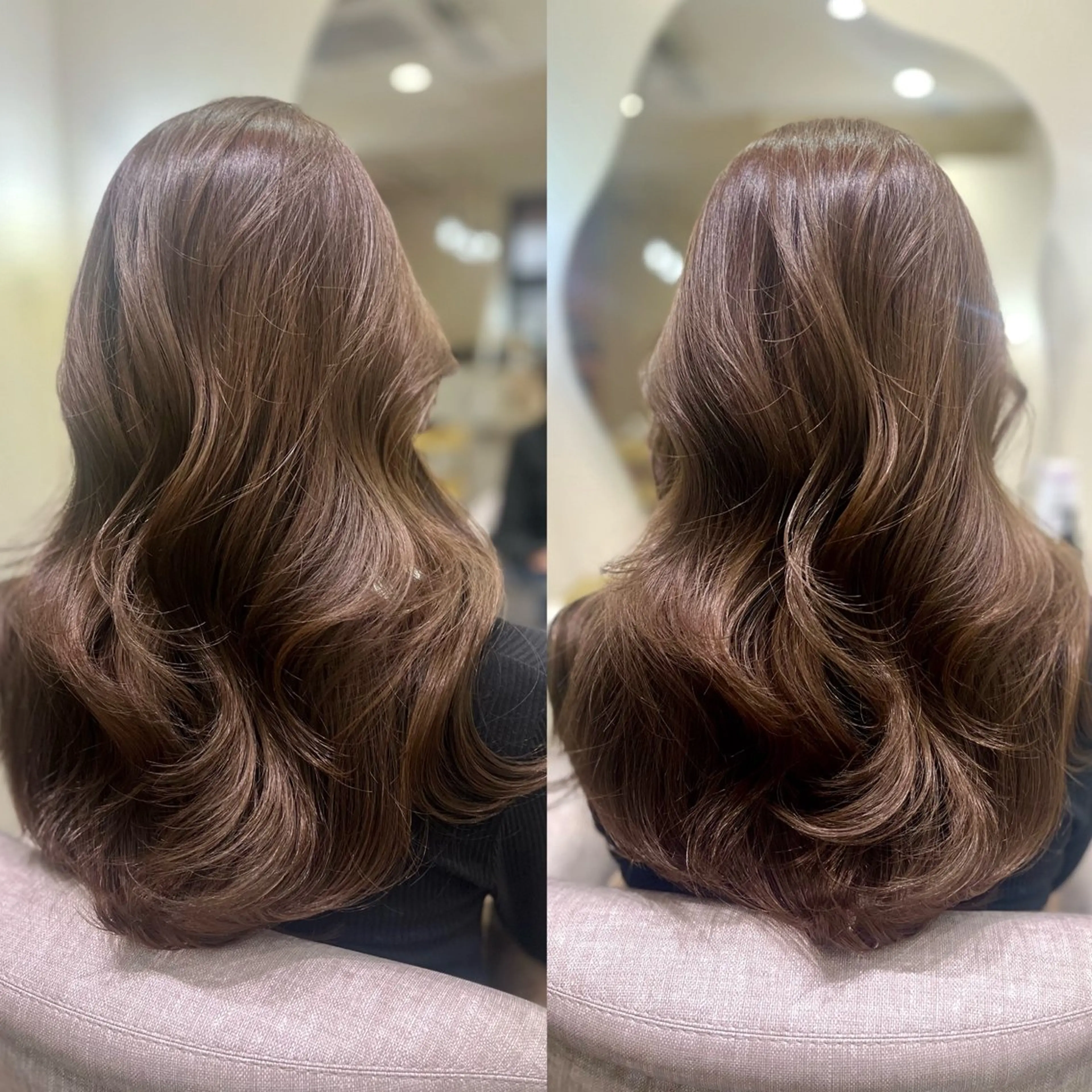 ロング カラー Sugar【シュガー】所属・ブリーチなしWカラー /レイヤーカット大阪のヘアスタイル