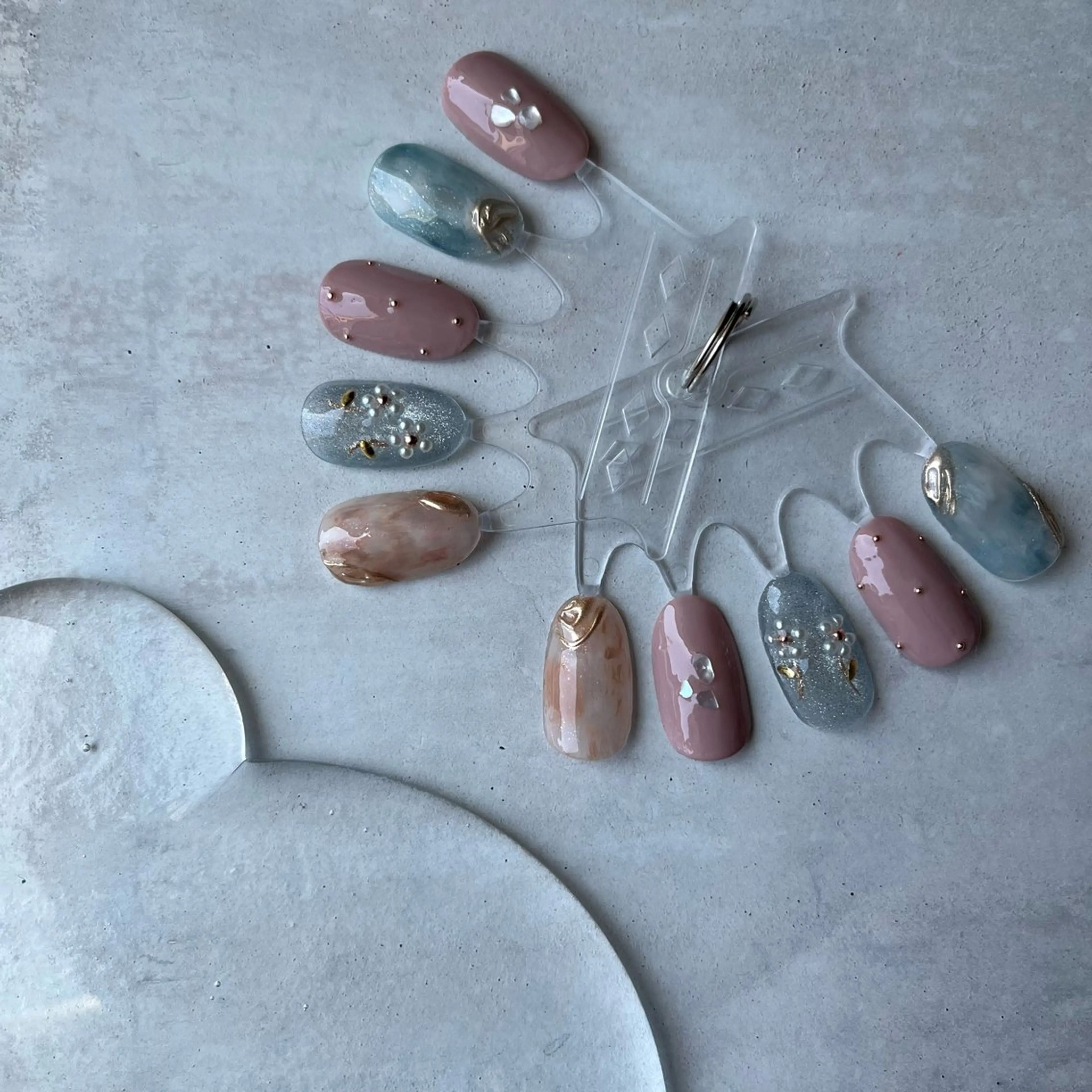 ネイル フラワーネイル ニュアンスネイル K Aのネイルデザイン