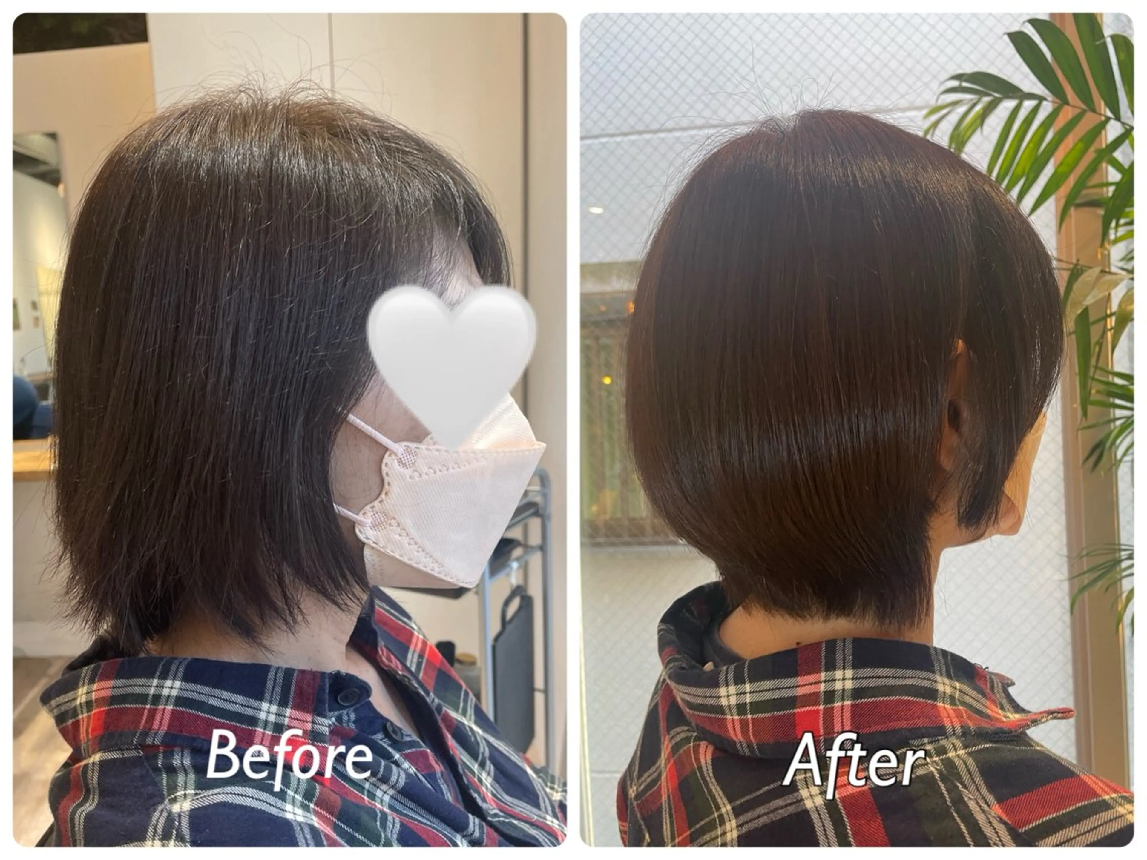 ショート diar湘南台店所属・ふくだももこ🍑 つるっとボブのヘアスタイル