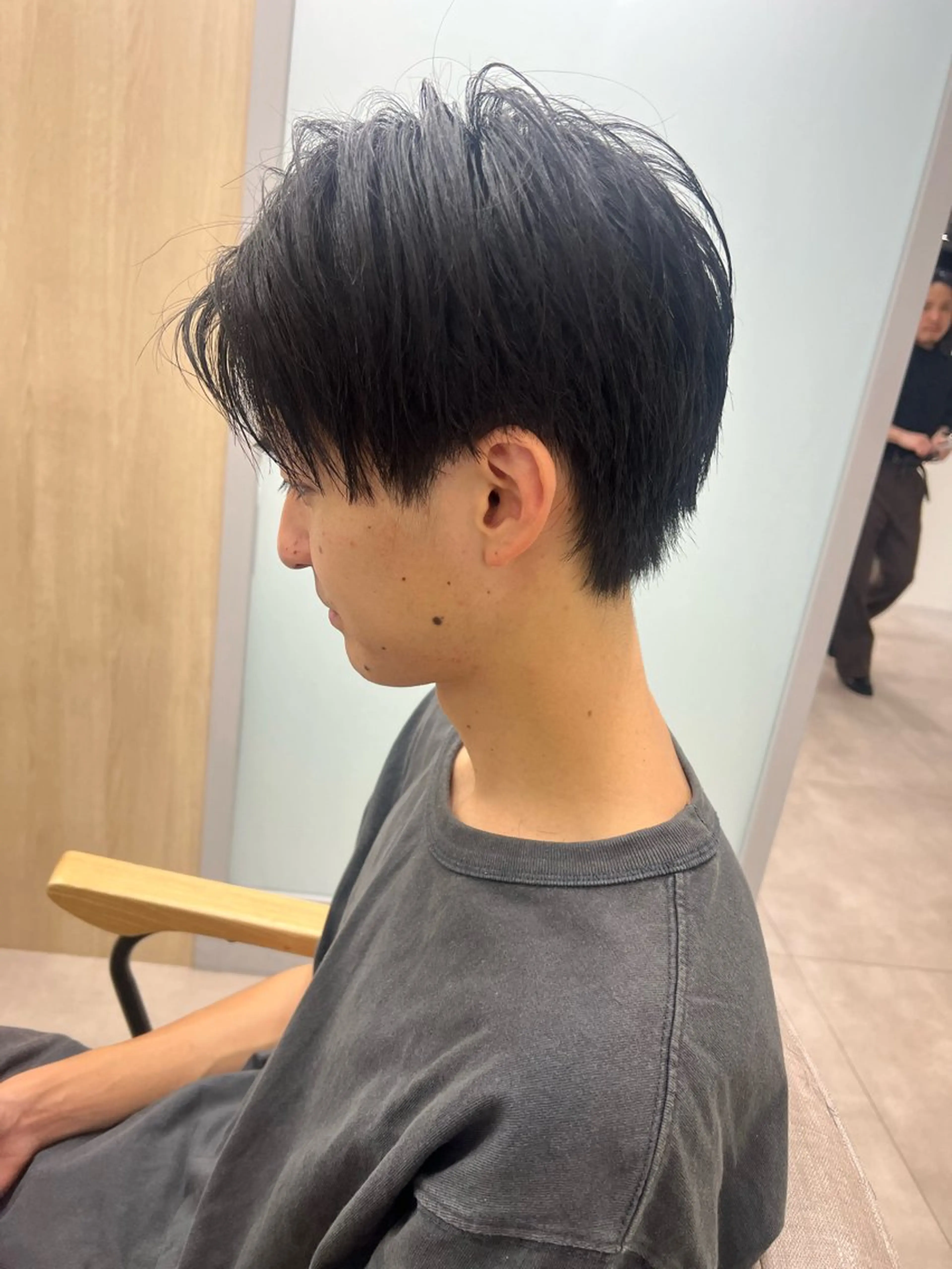 メンズ メンズ レイヤー ウルフ 弓木啓輔のヘアスタイル