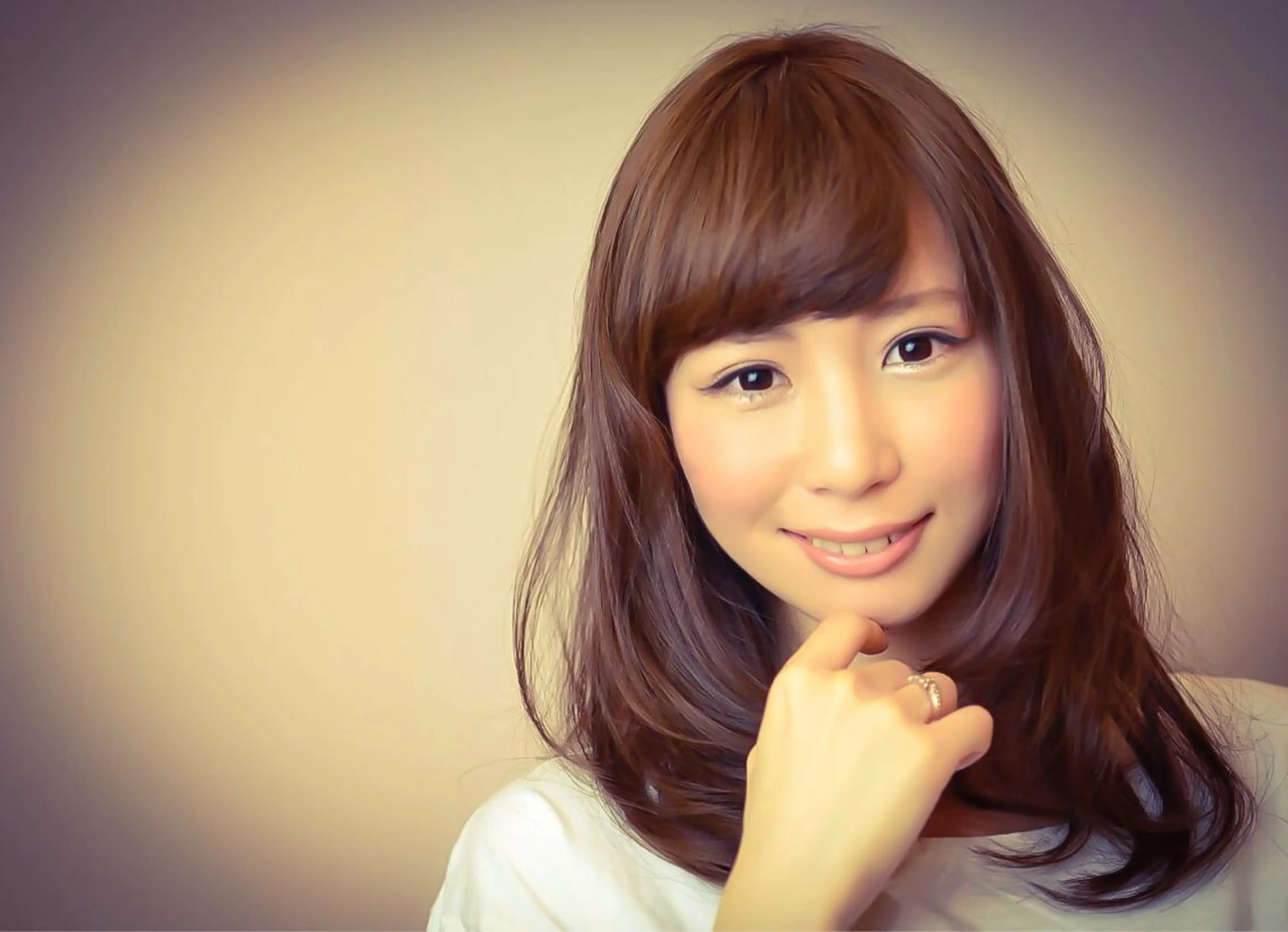 セミロング ロング カラー パーマ イガラシ ジュン/髪質改善のヘアスタイル