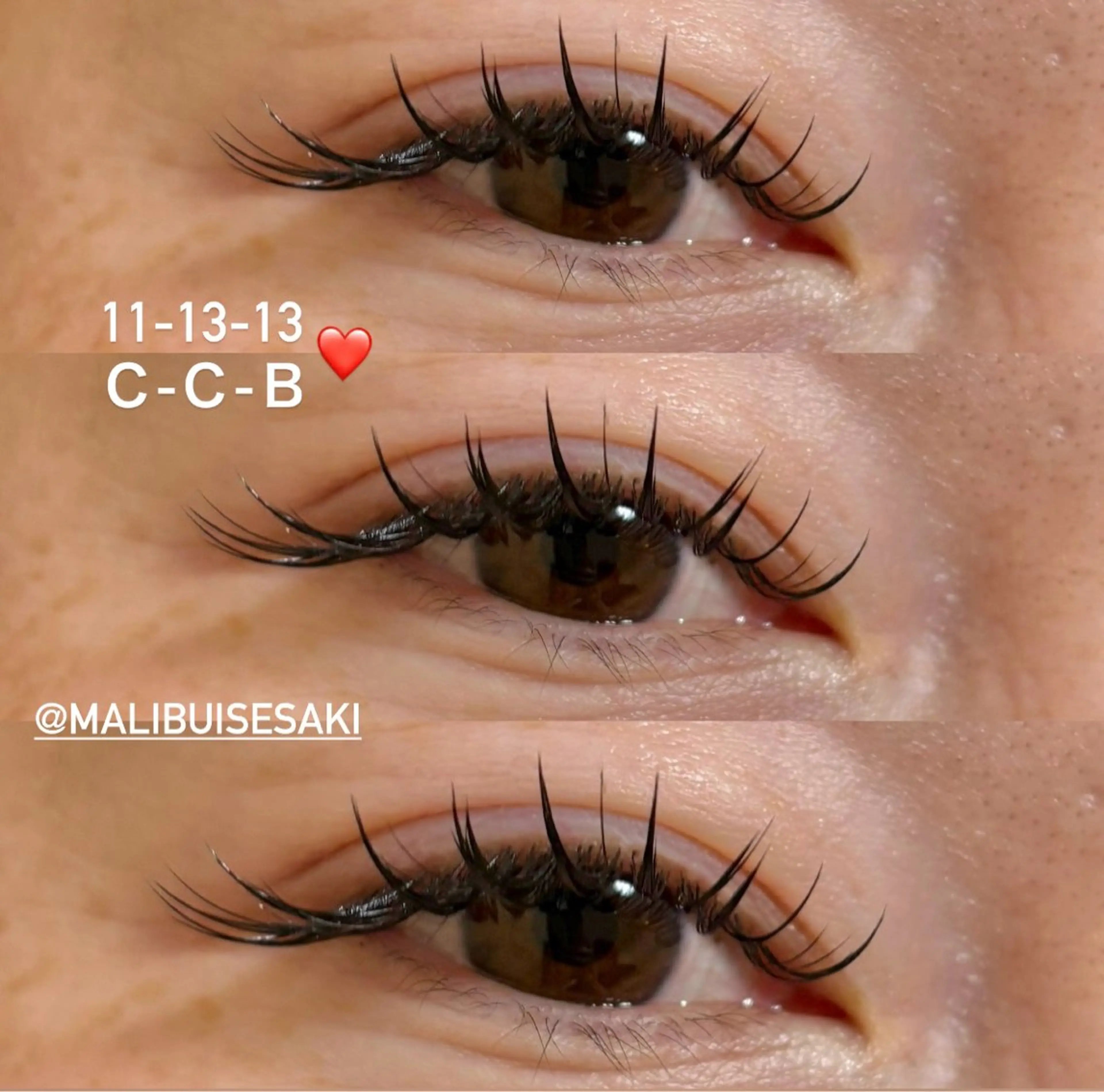 マツエク・マツパ ワンホンマツエク malibu hair resort 伊勢崎本店所属・清水 まなのマツエク・マツパデザイン