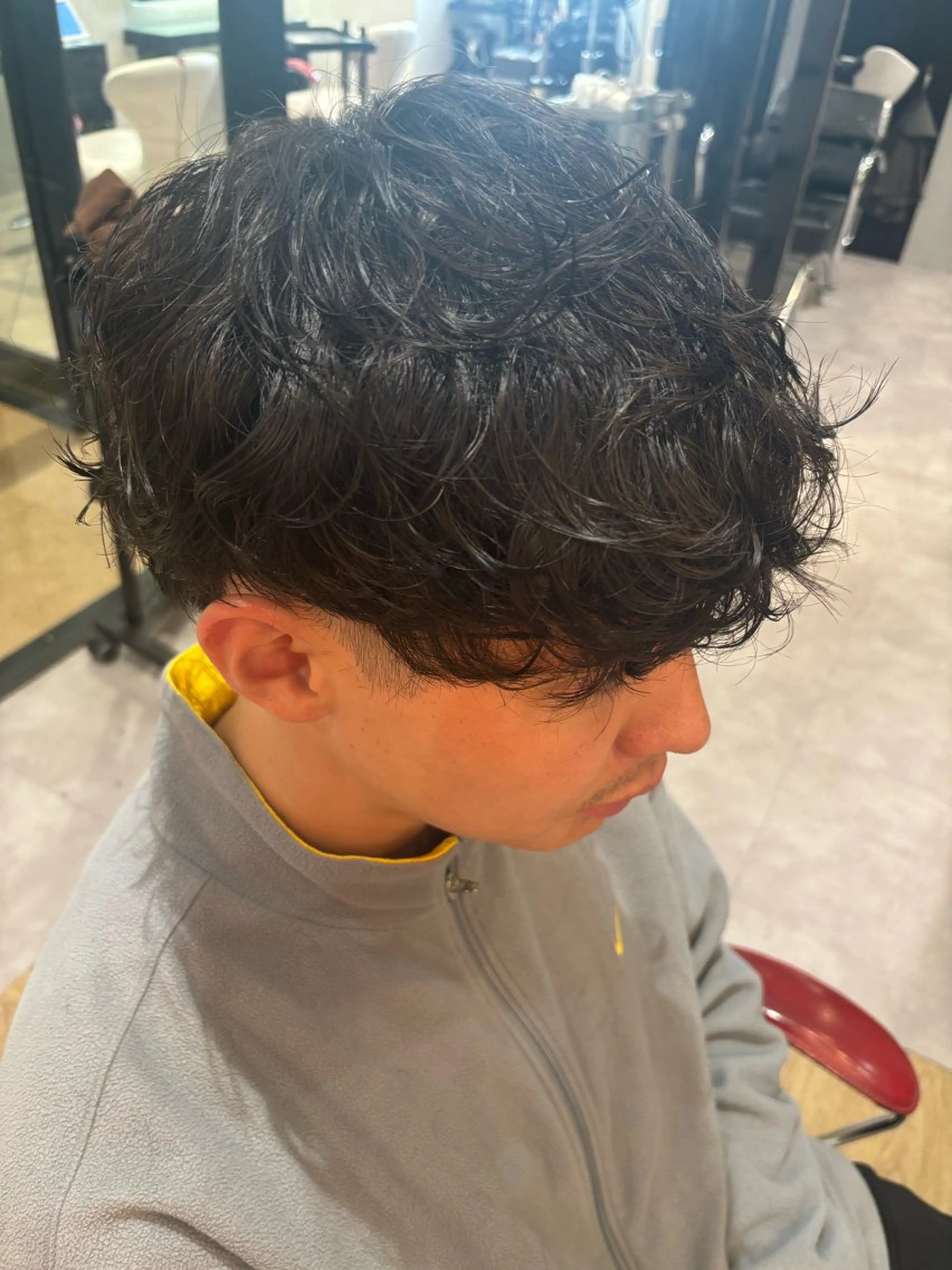 ショート パーマ メンズ メンズ特化／韓国風 /江戸谷大晴のヘアスタイル