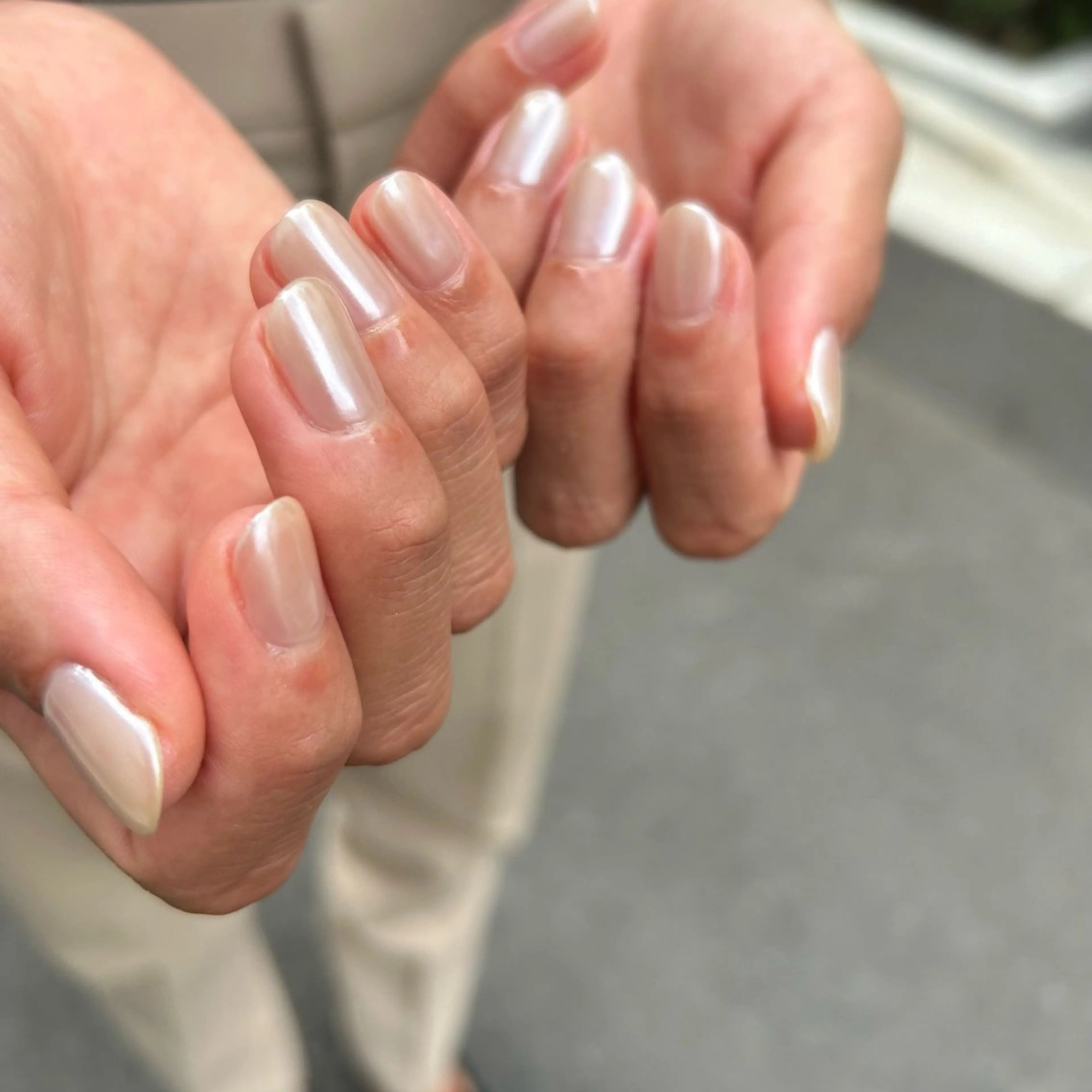 ネイル ミラーネイル ワンカラーネイル Yumi 広尾|恵比寿ネイルのネイルデザイン