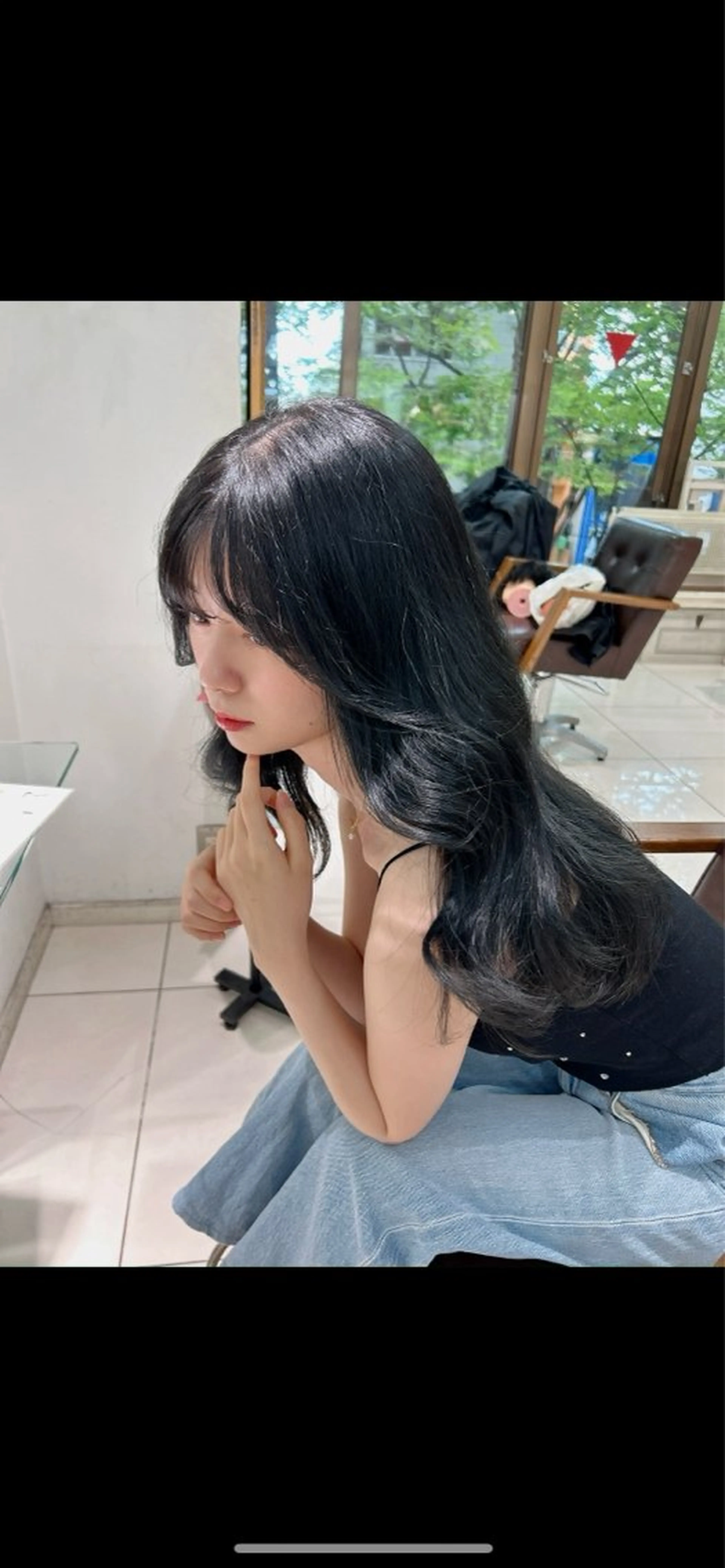 ロング カラー ヘアアレンジ 透明感カラー ai🫧🪞のヘアスタイル