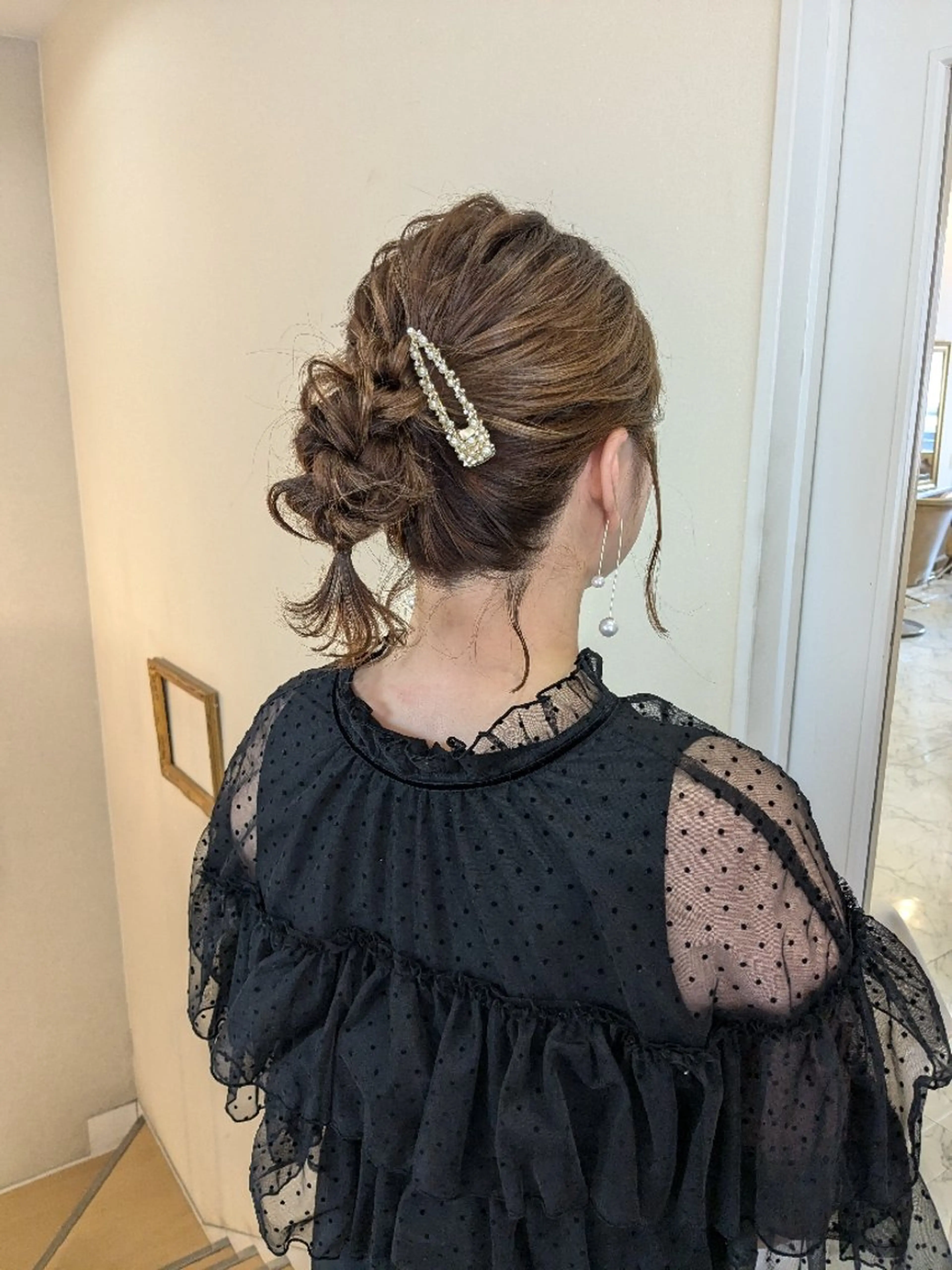 ミディアム ヘアアレンジ ヘアセット bright所属・miku ヘアセット/着付けのヘアスタイル