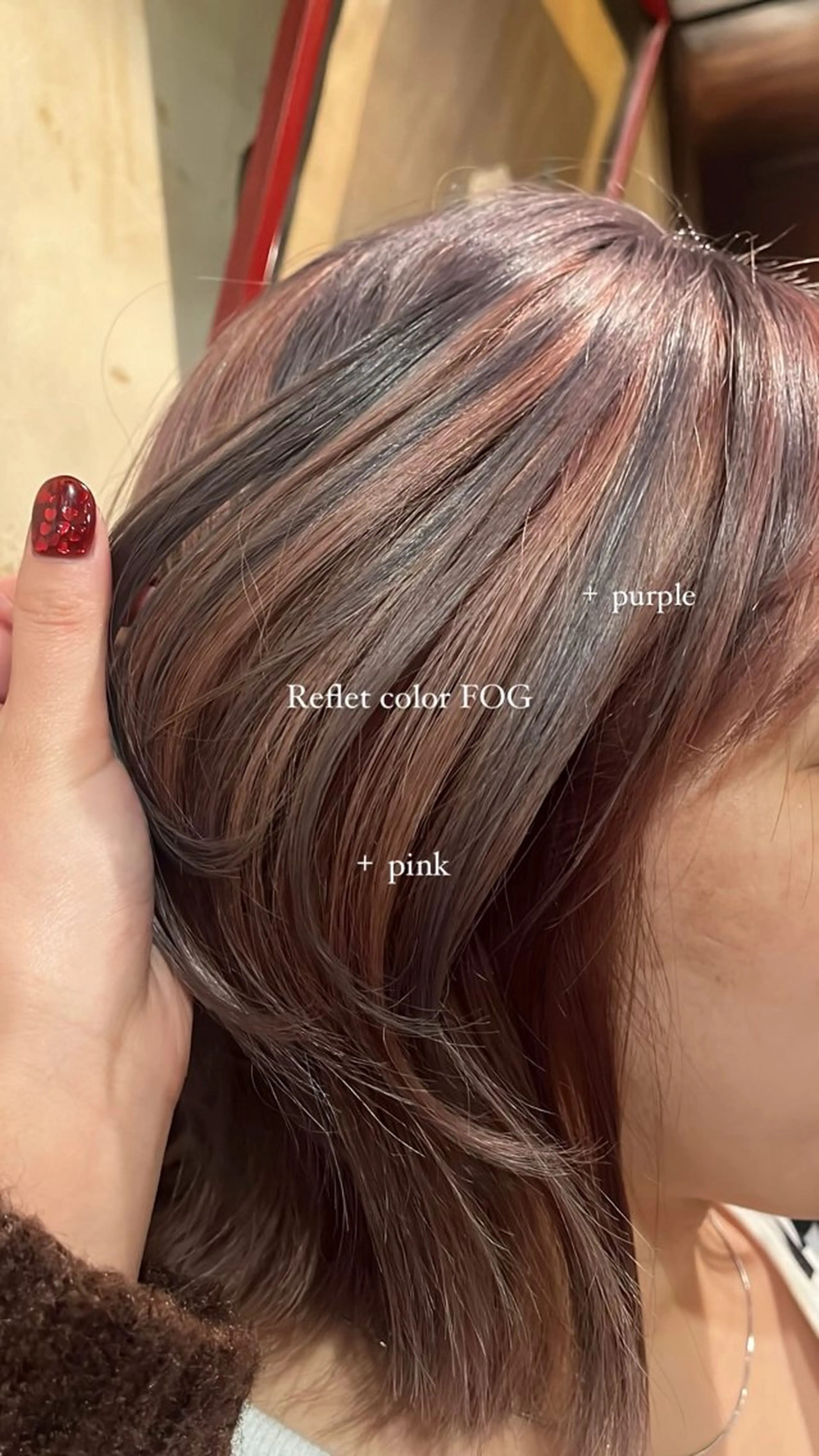 ミディアム カラー カット ヘアカラー リノ stylist🪐のヘアスタイル