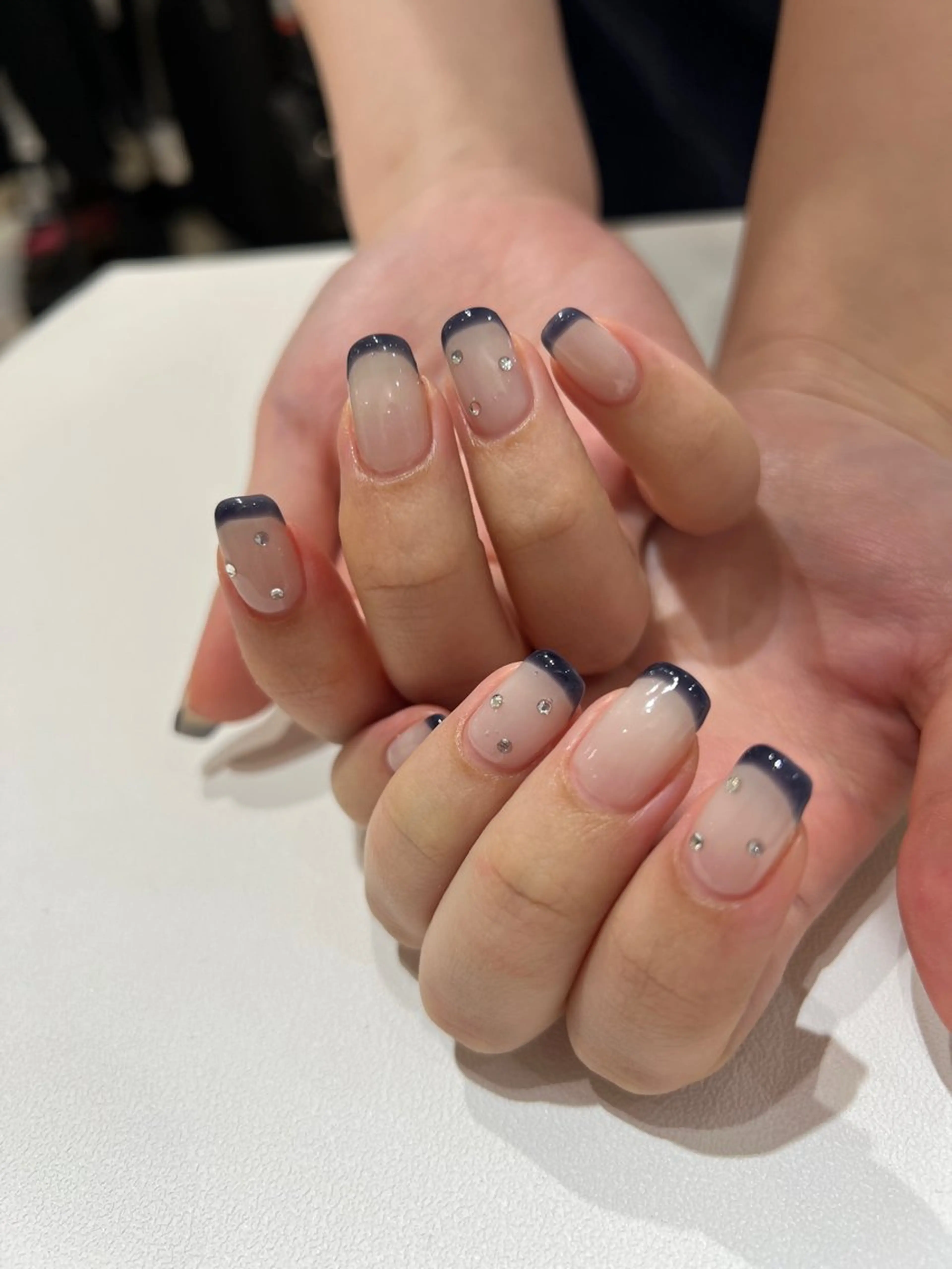 ネイル フレンチネイル 個性派ニュアンス nuts nail所属・【池袋】nuts nail　なつみのネイルデザイン