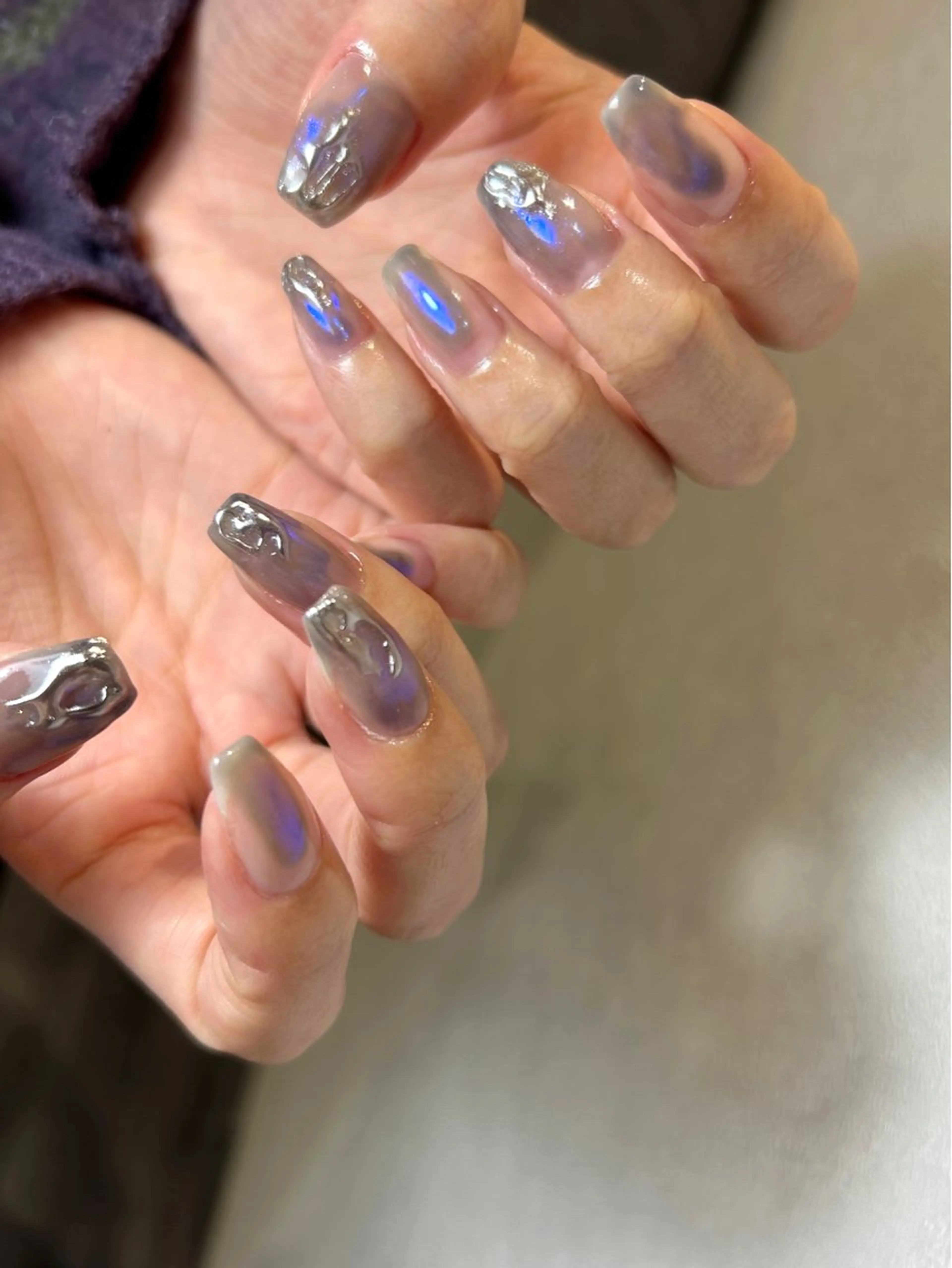 ネイル ハンドネイル NINEnami ニュアンスネイルのネイルデザイン