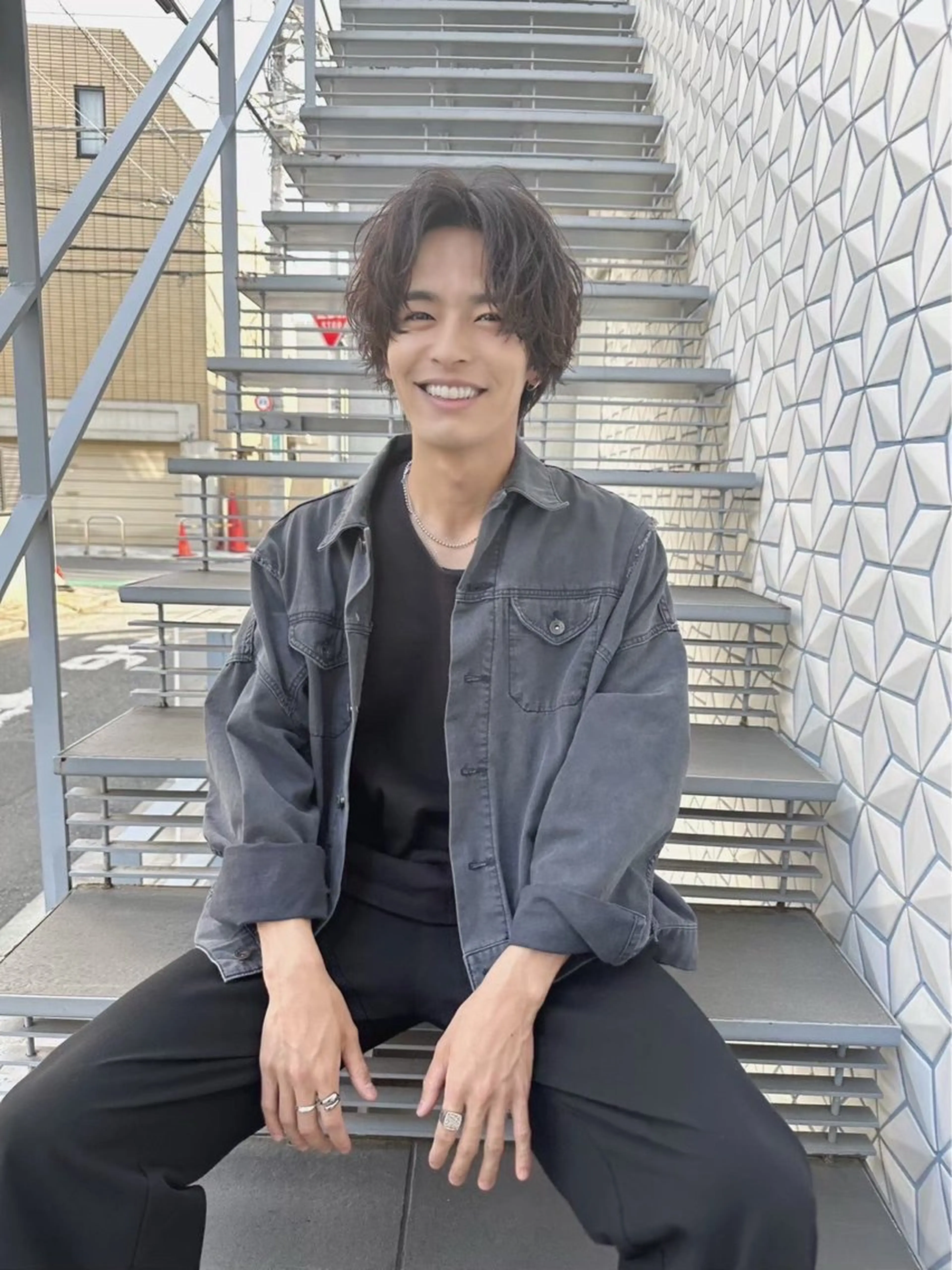 ショート カラー パーマ メンズ 🔥メンズ特化🔥 藍斗のヘアスタイル