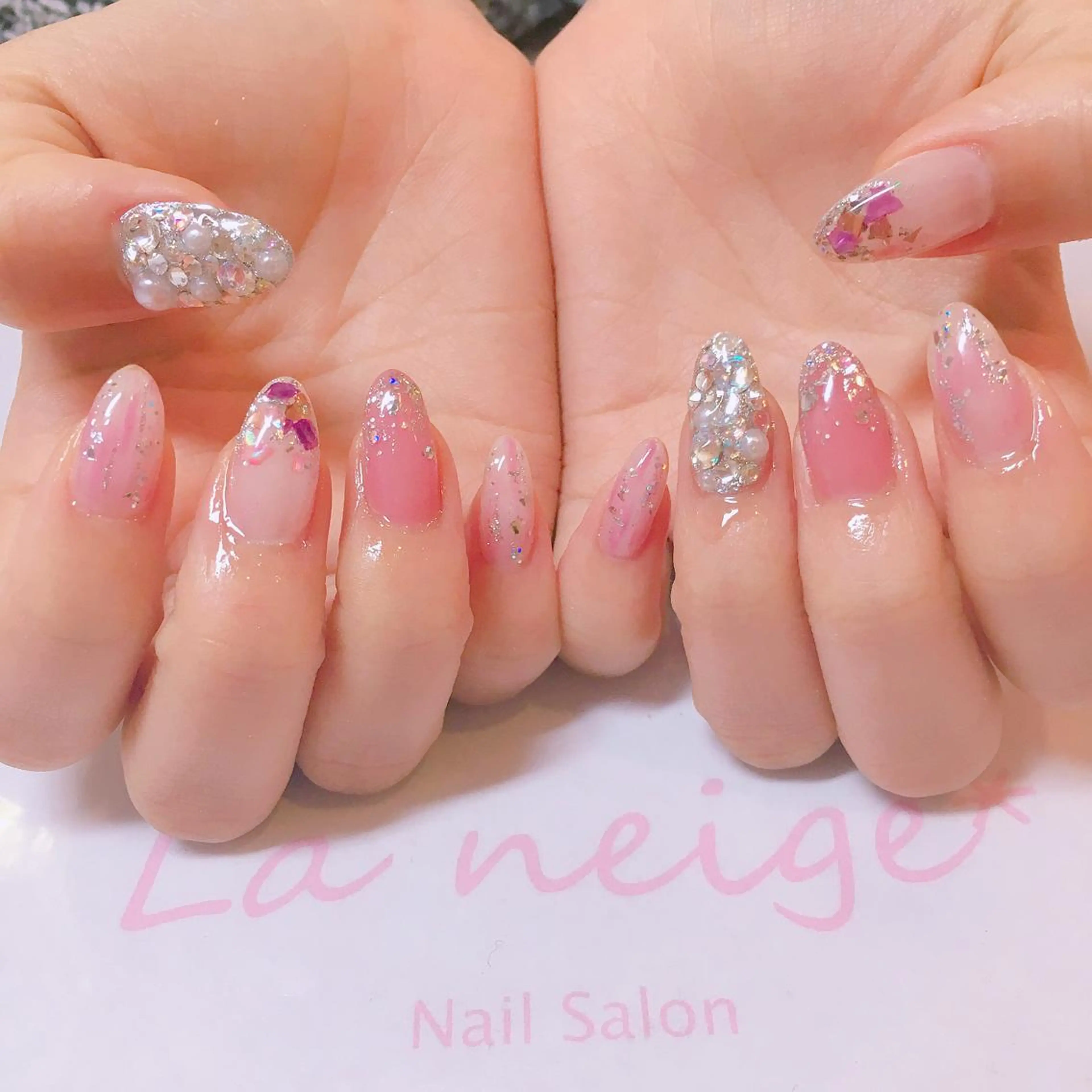 ネイル La neige* yuki 🥯🍑のネイルデザイン