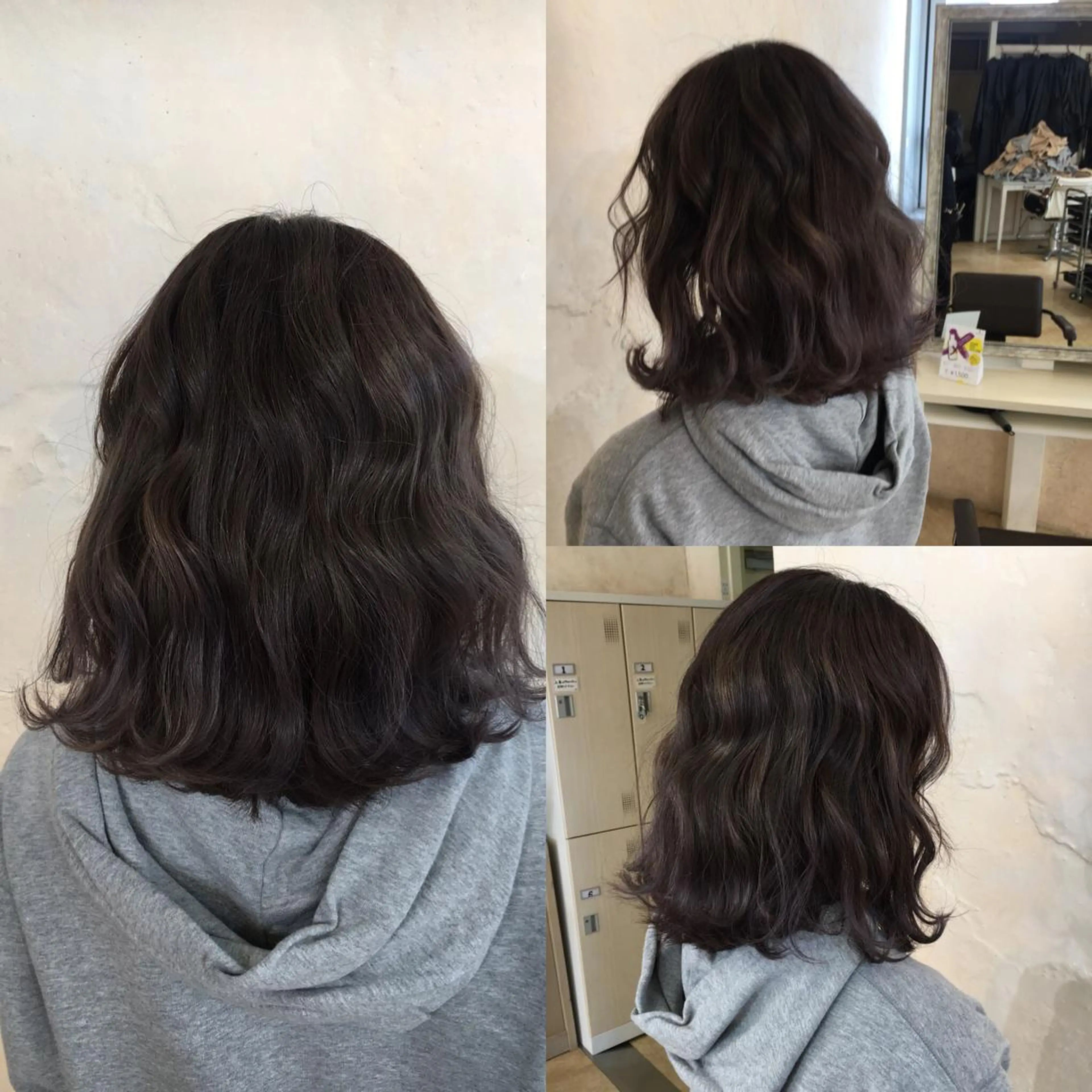 ミディアム アッシュ 角床直哉 カラーカットNO 1のヘアスタイル