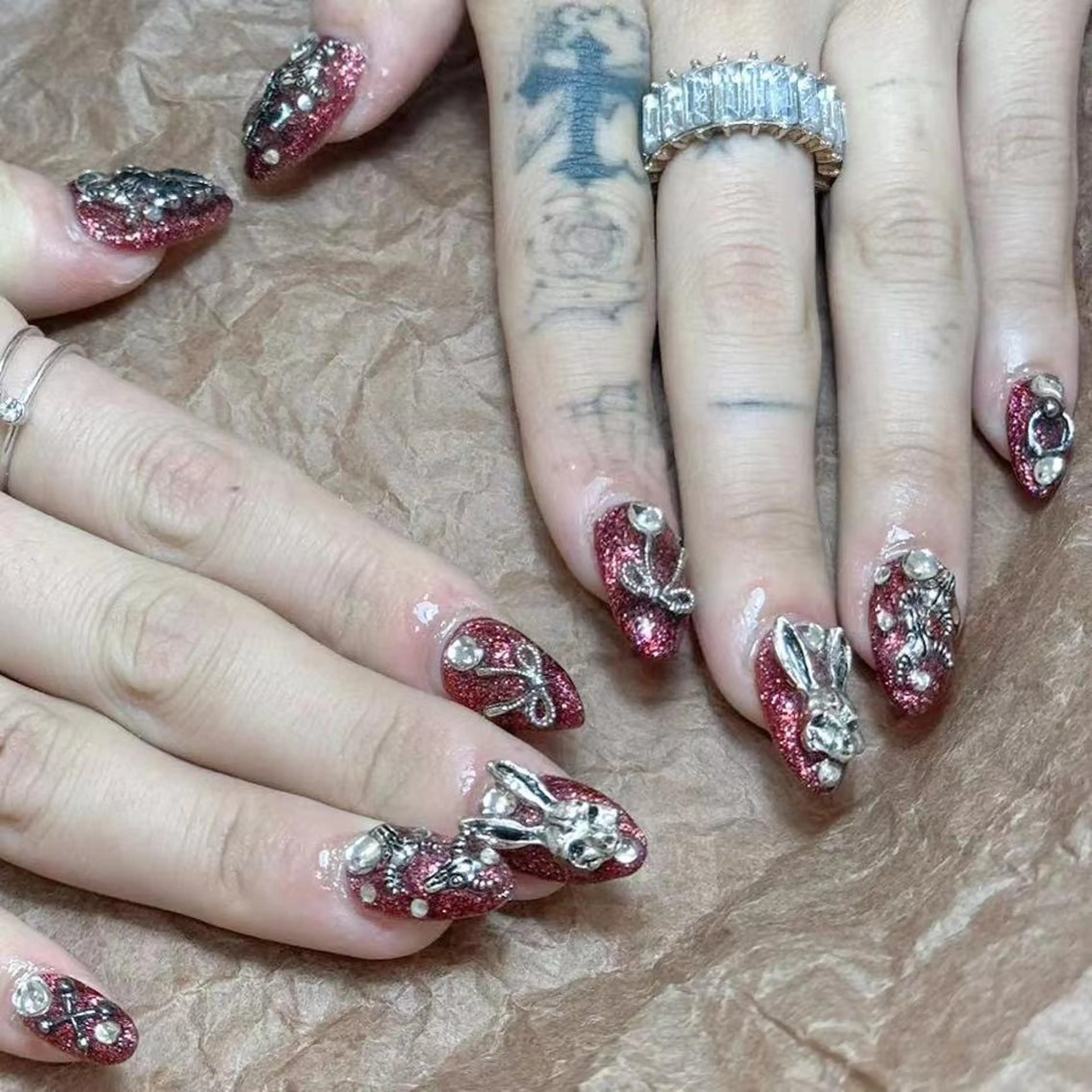 ネイル ハンドネイル DIAMOND Nail🍒のネイルデザイン