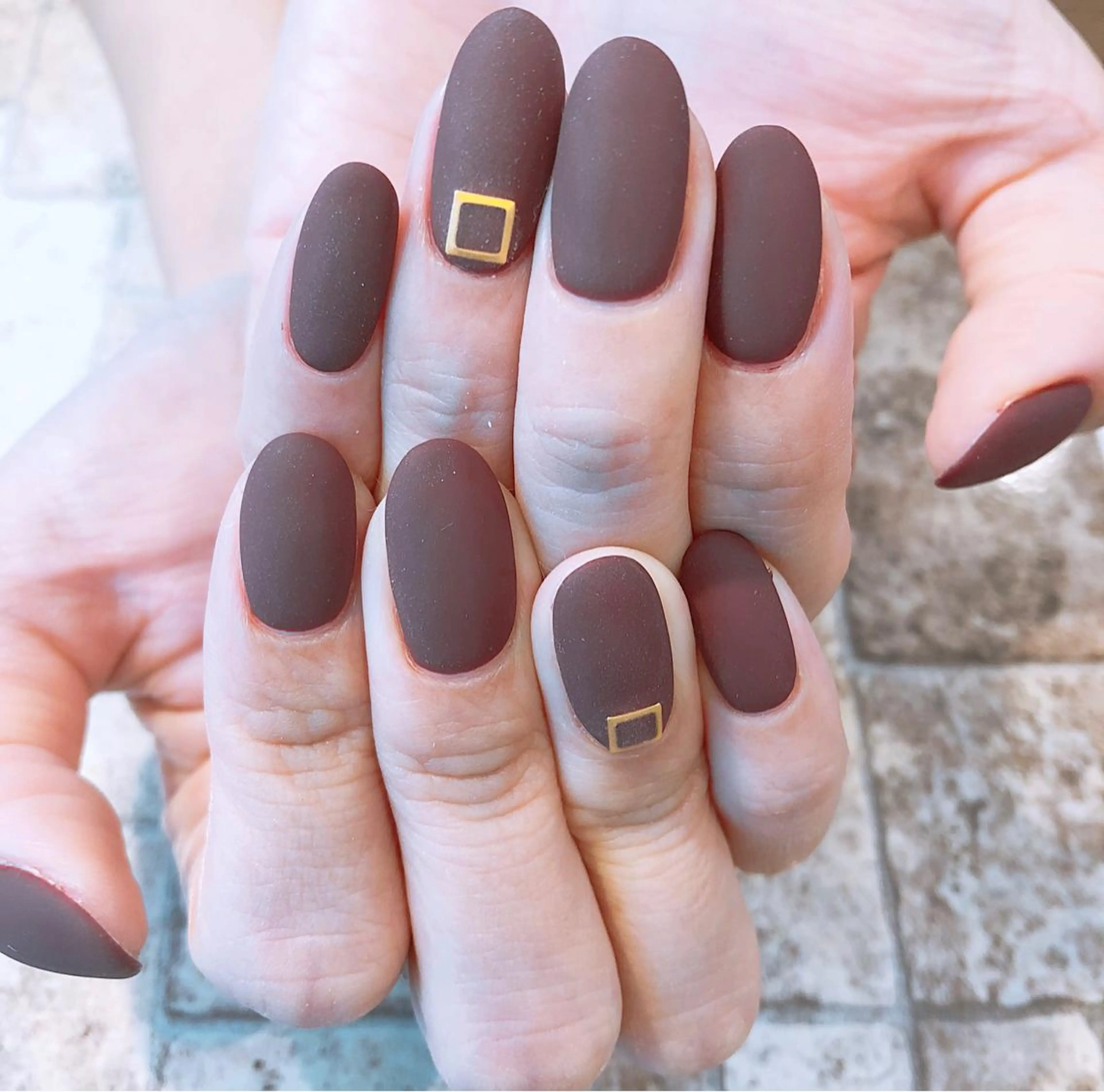 ネイル マットネイル シンプルネイル shelf所属・shelf ⭐︎のネイルデザイン