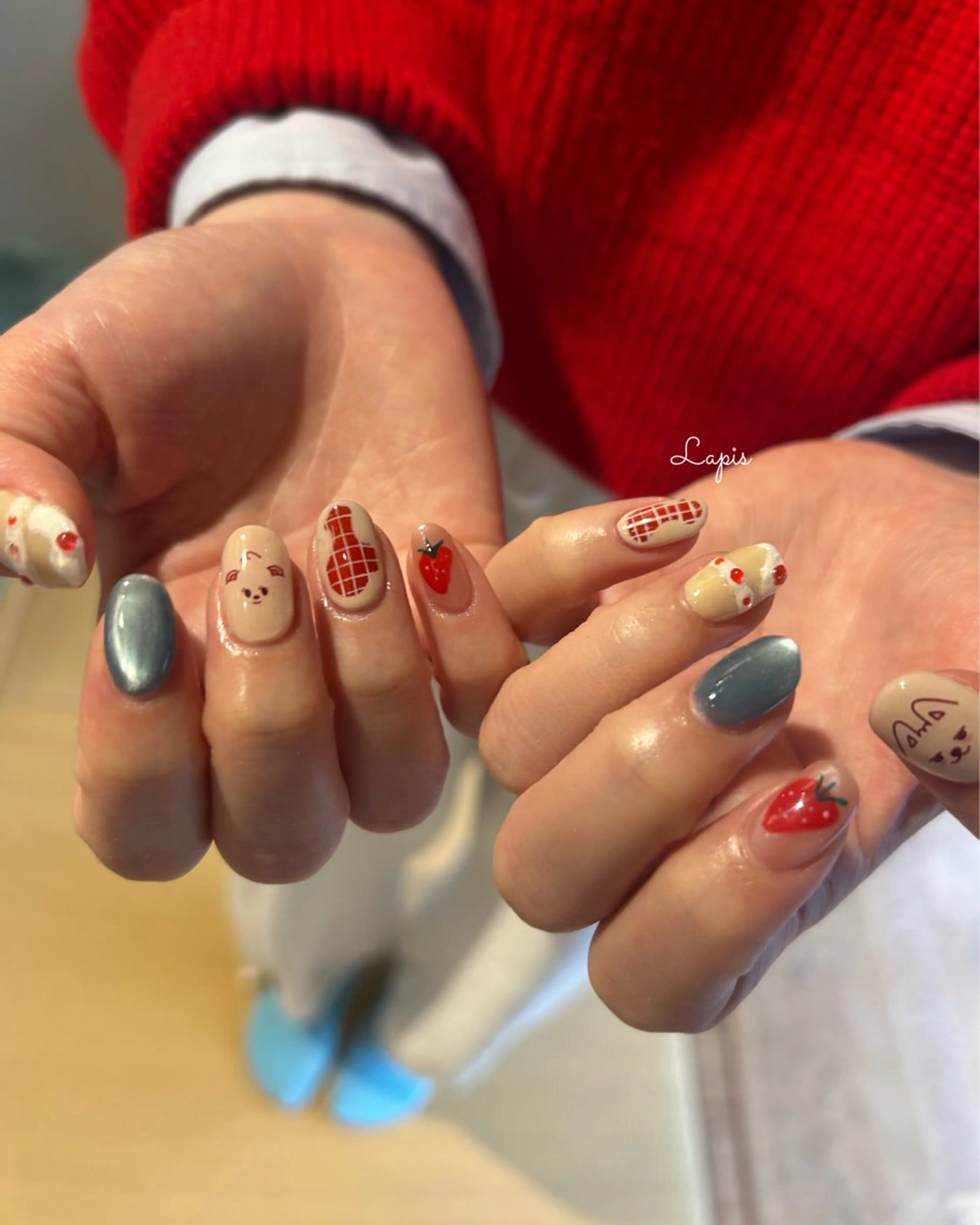 ネイル ハンドネイル Lapis *のネイルデザイン